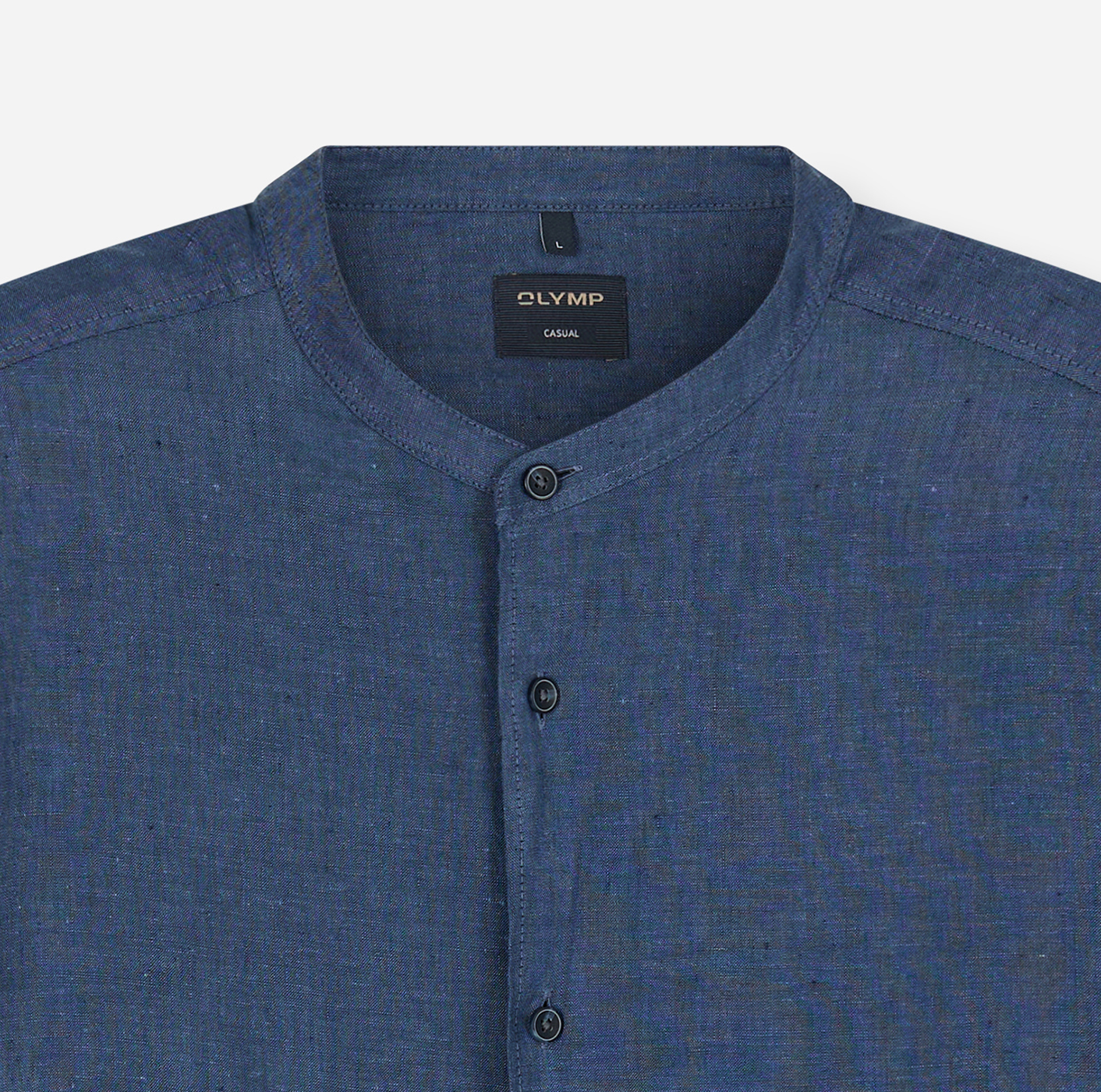 Hemd Herren Royal – OLYMP Casual Regular Fit, Detailansicht