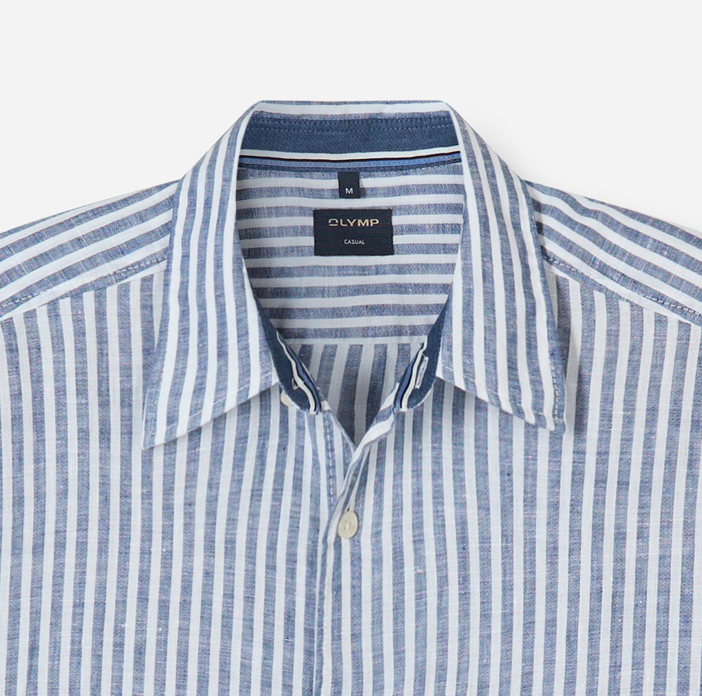Hemd Herren Royal – OLYMP Casual Regular Fit, Detailansicht
