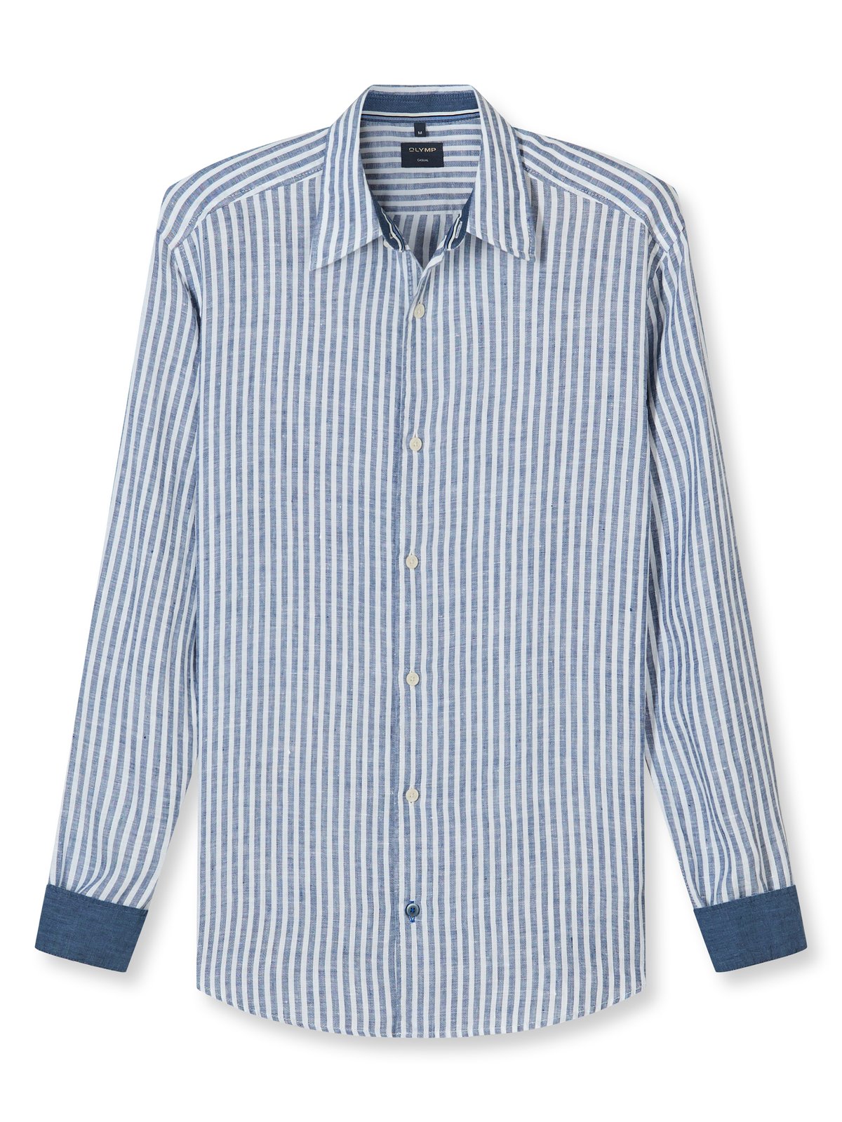 Hemd Herren Royal – OLYMP Casual Regular Fit, Detailansicht