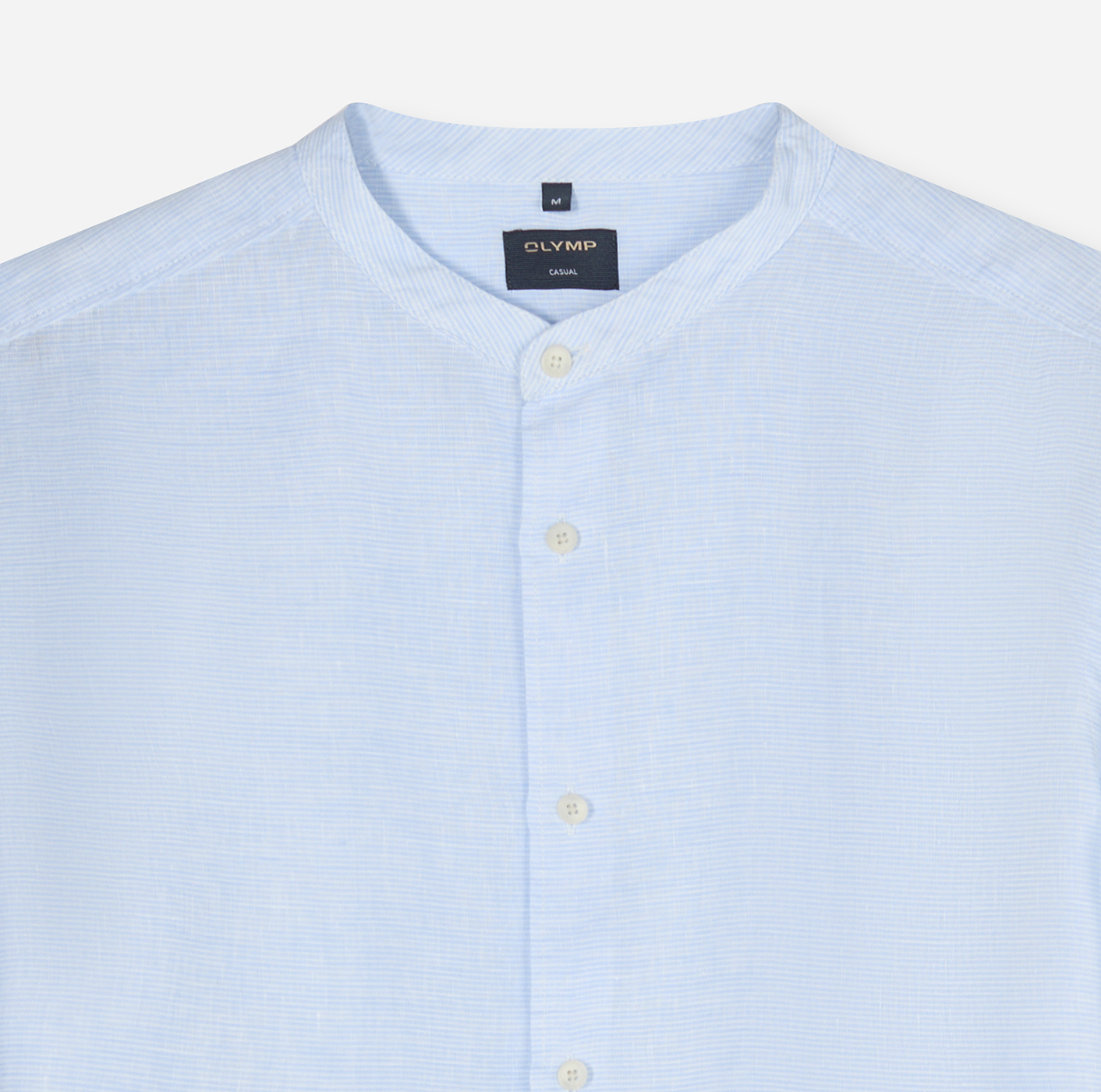 Hemd Herren Hellblau – OLYMP Casual Regular Fit, Detailansicht