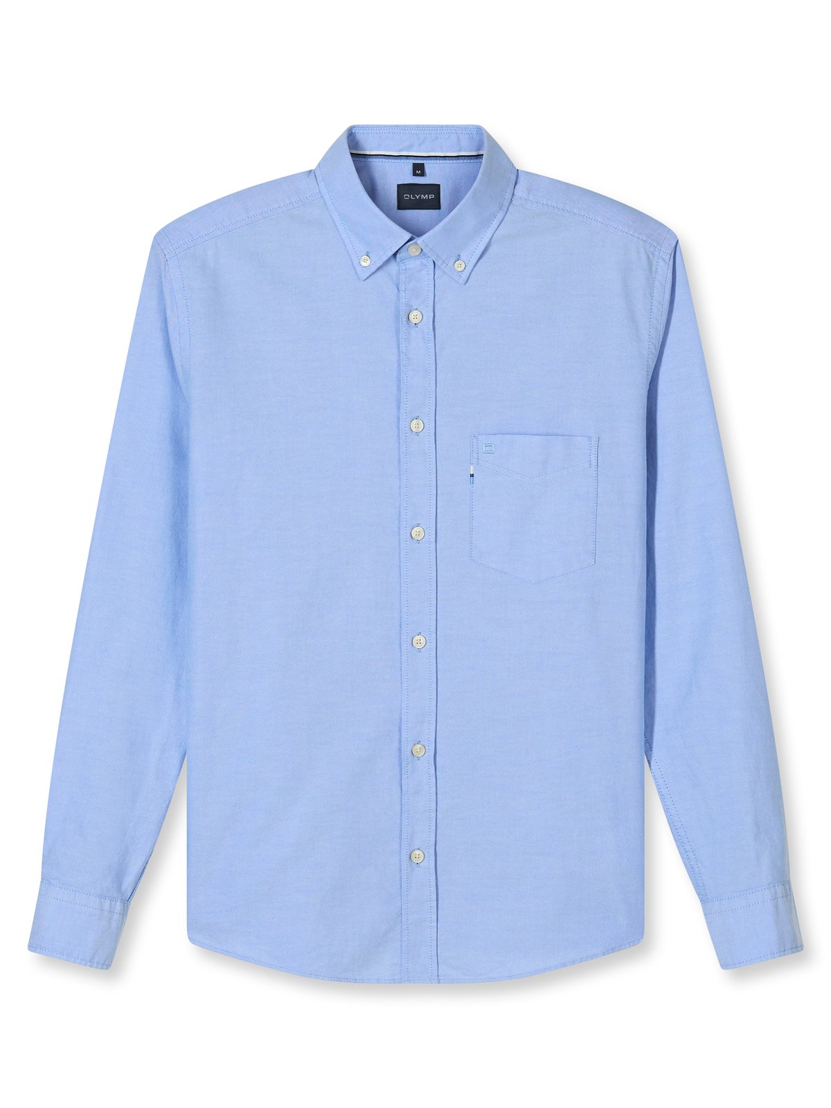 Hemd Herren Blau – OLYMP Casual Regular Fit, Detailansicht