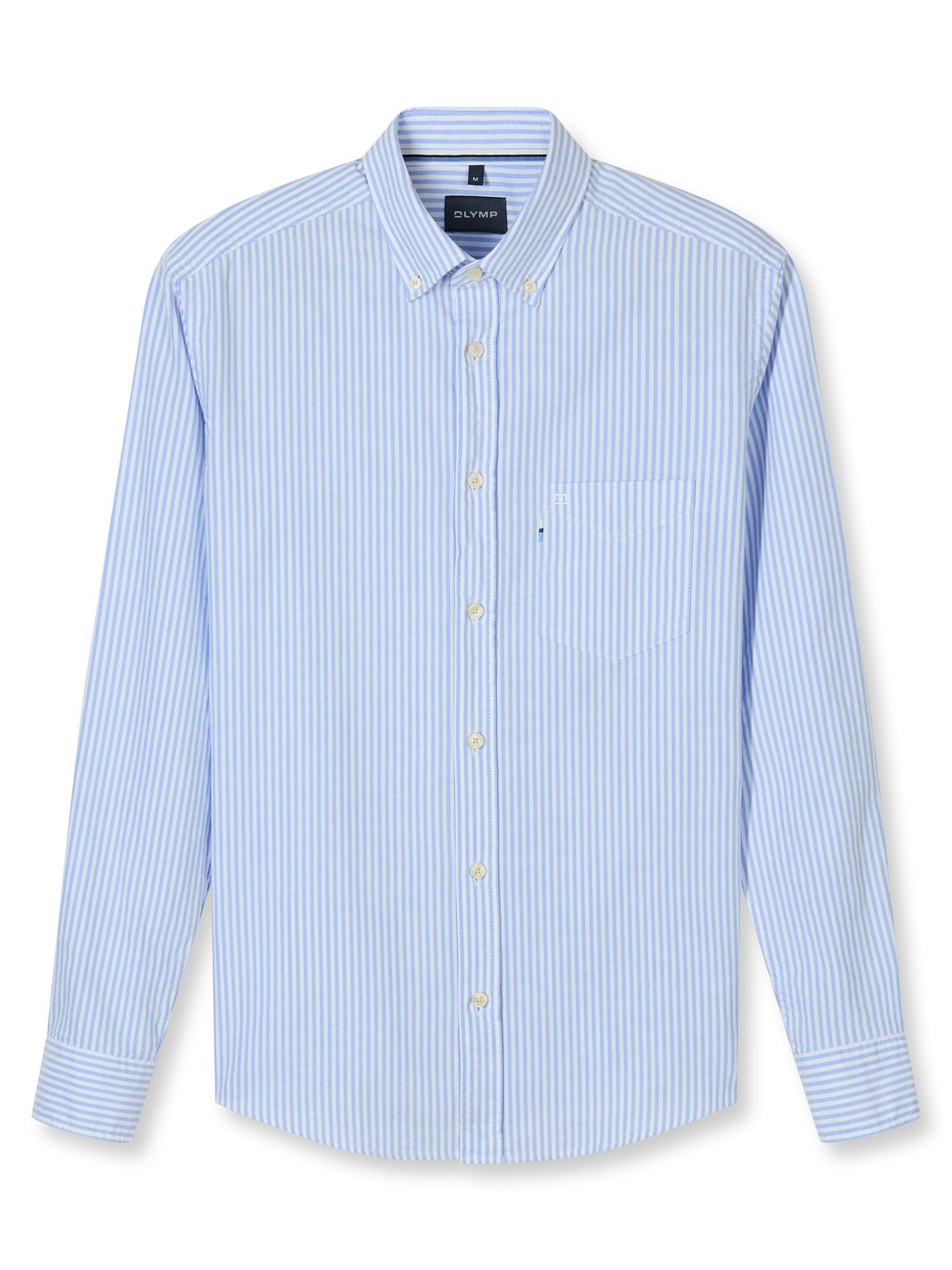 Hemd Herren Blau – OLYMP Casual Regular Fit, Detailansicht