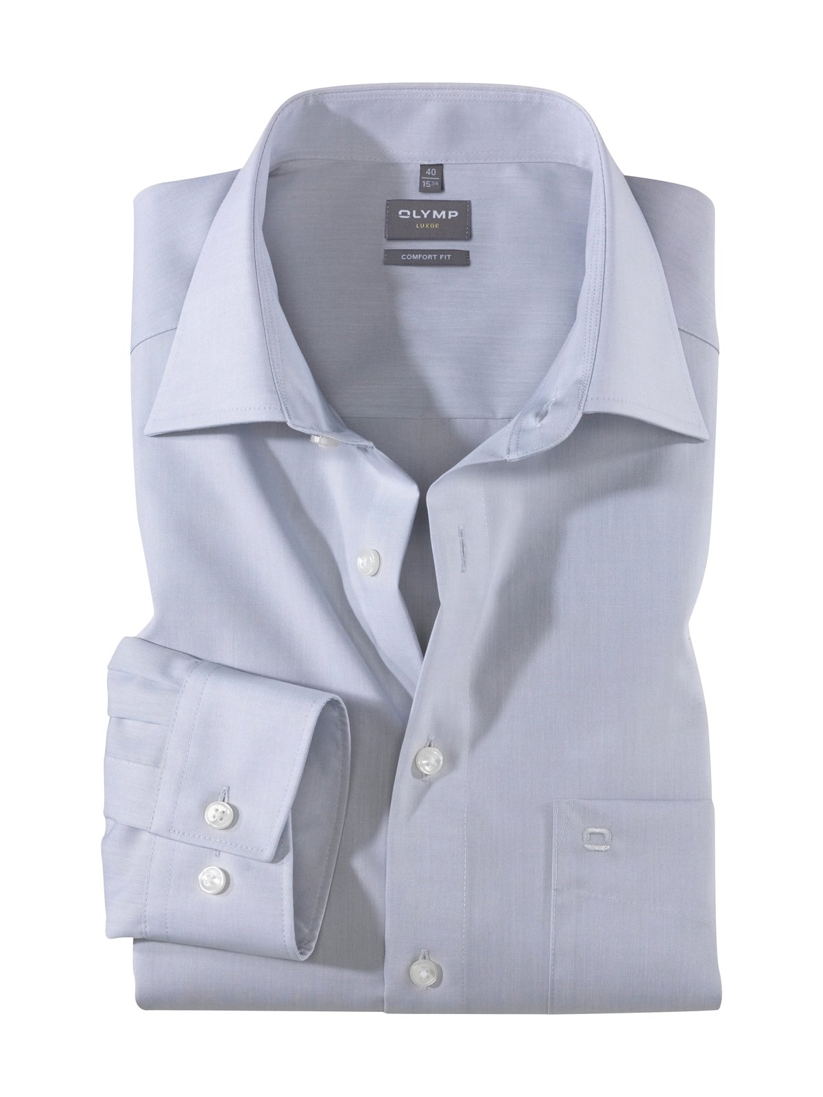 Hemd Herren Silbergrau – OLYMP Luxor Comfort Fit