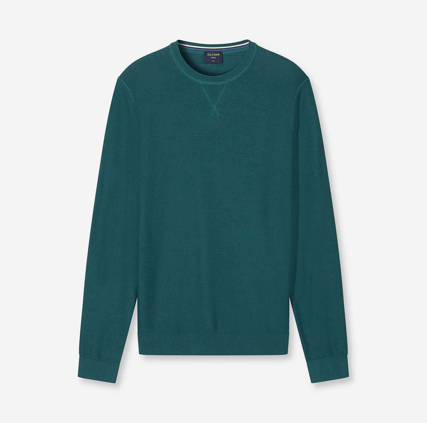 Pullover Herren Türkis – OLYMP Casual Strick Regular Fit