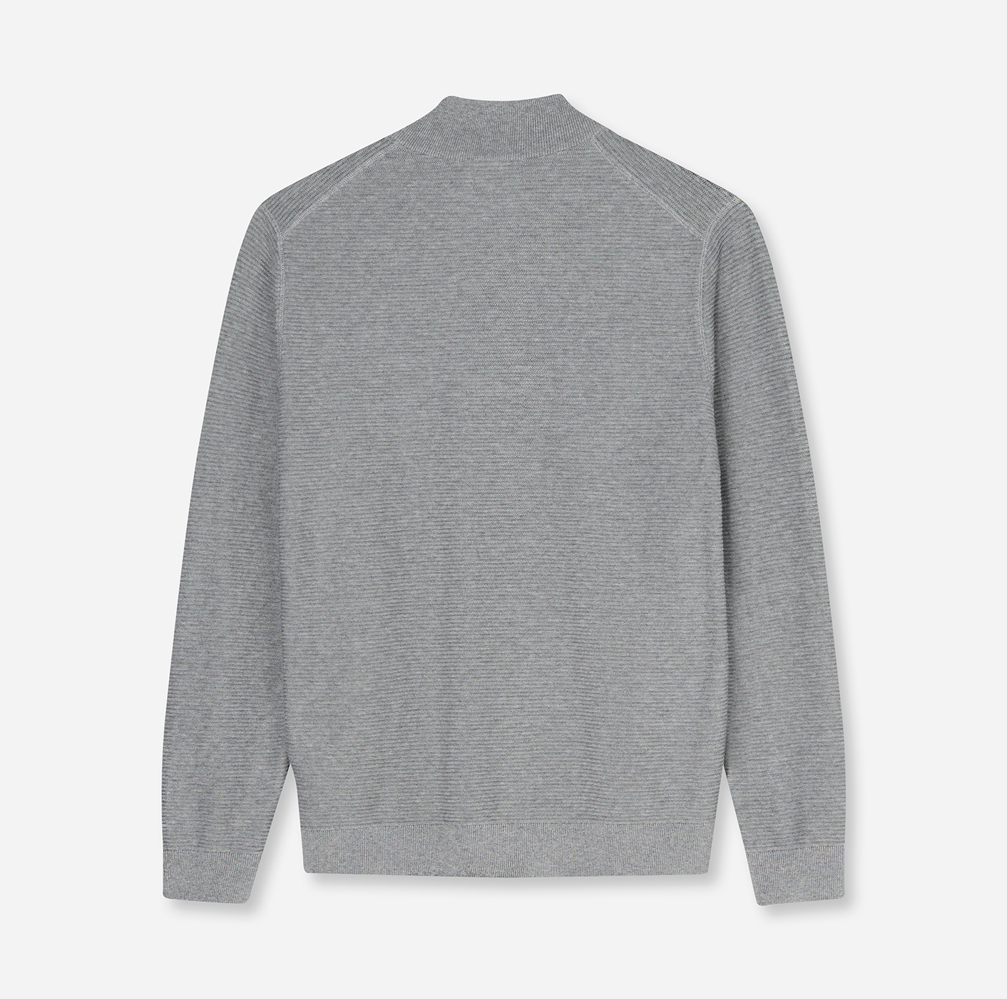 Pullover Herren Grau – OLYMP Casual Strick, Detailansicht