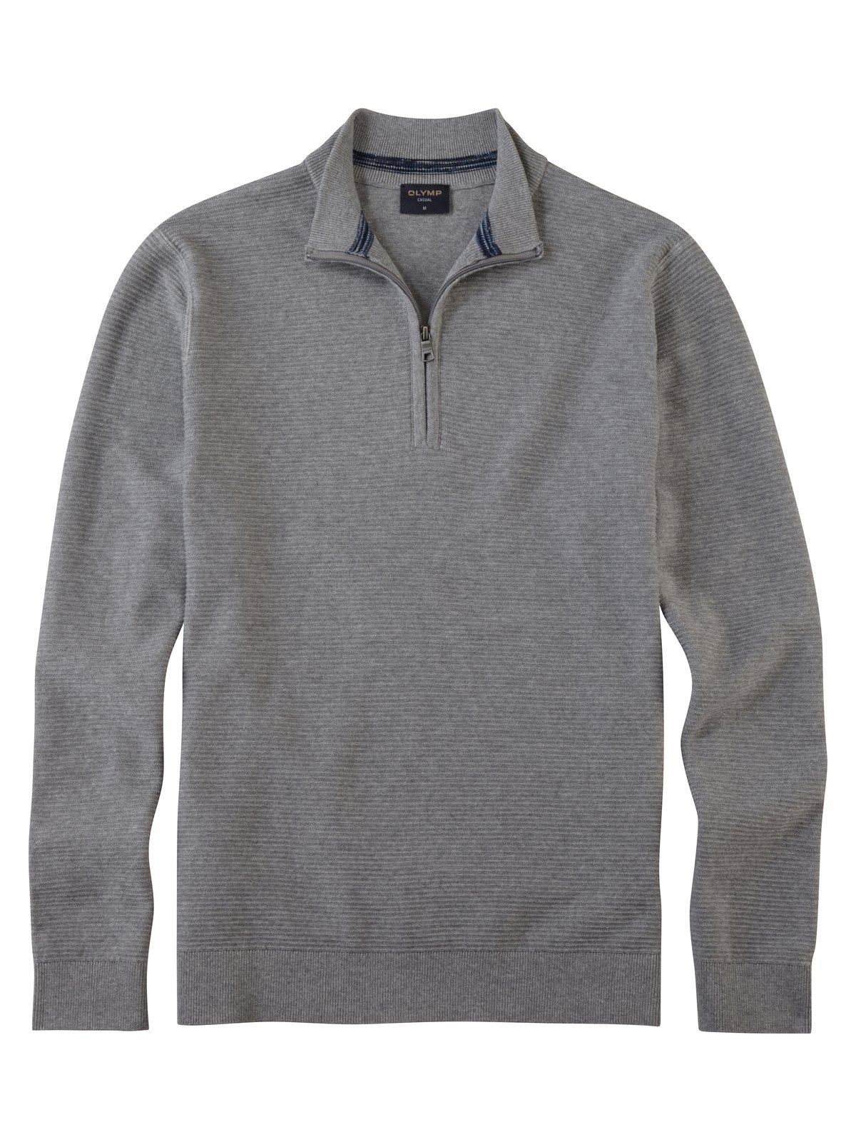 Pullover Herren Grau – OLYMP Casual Strick Regular Fit