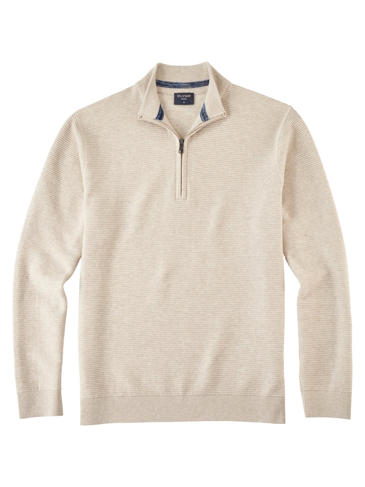 Pullover Herren Hellbeige – OLYMP Casual Strick Regular Fit