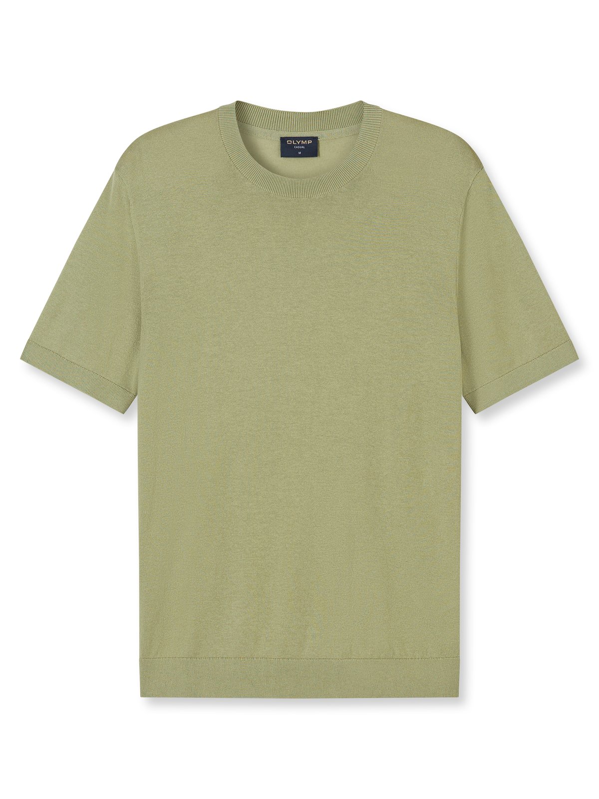 Pullover Herren Mint – OLYMP Casual Strick, Detailansicht