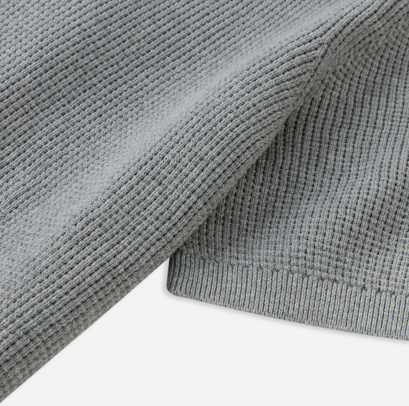Pullover Herren Grau – OLYMP Casual Strick, Detailansicht