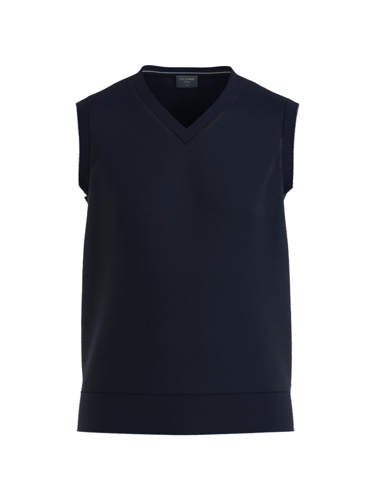 Pullover Herren Marine – OLYMP Casual Strick, Detailansicht