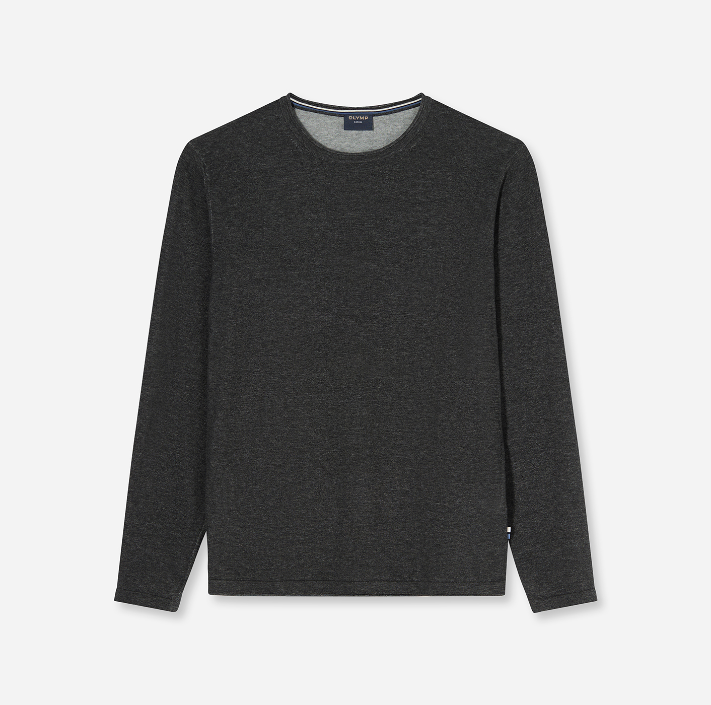 Pullover Herren Anthrazit – OLYMP Casual Strick Regular Fit