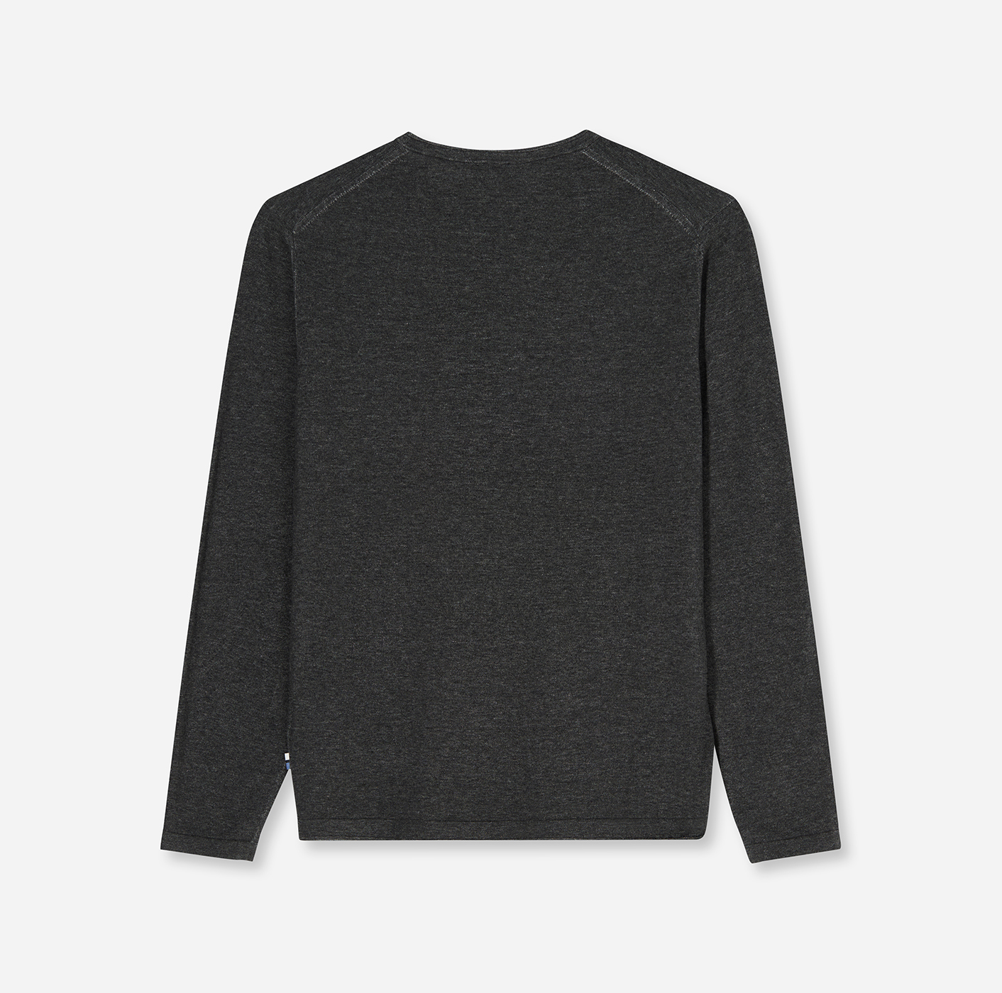 Pullover Herren Anthrazit – OLYMP Casual Strick Regular Fit, Detailansicht