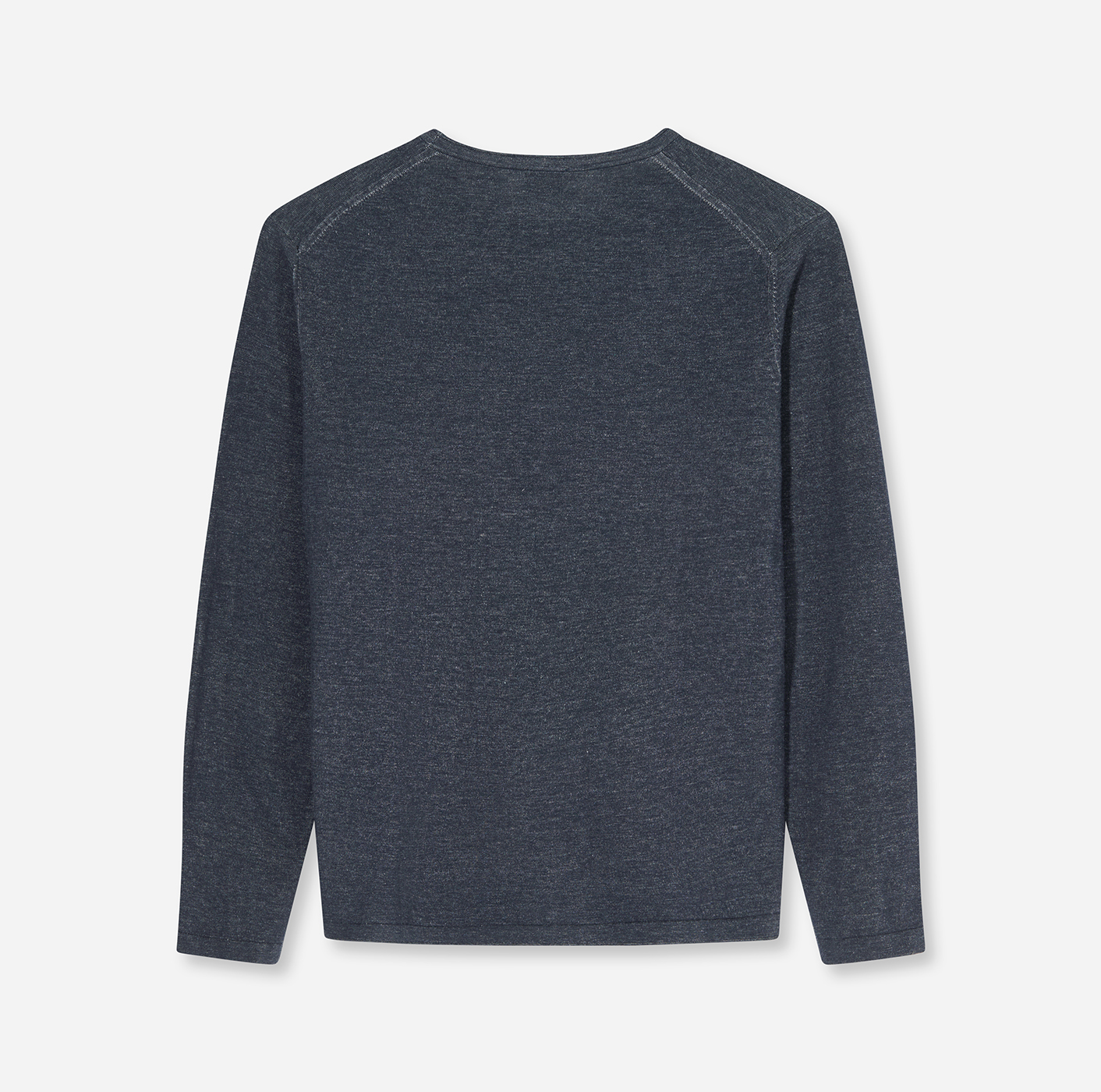 Pullover Herren Marine – OLYMP Casual Strick Regular Fit, Detailansicht