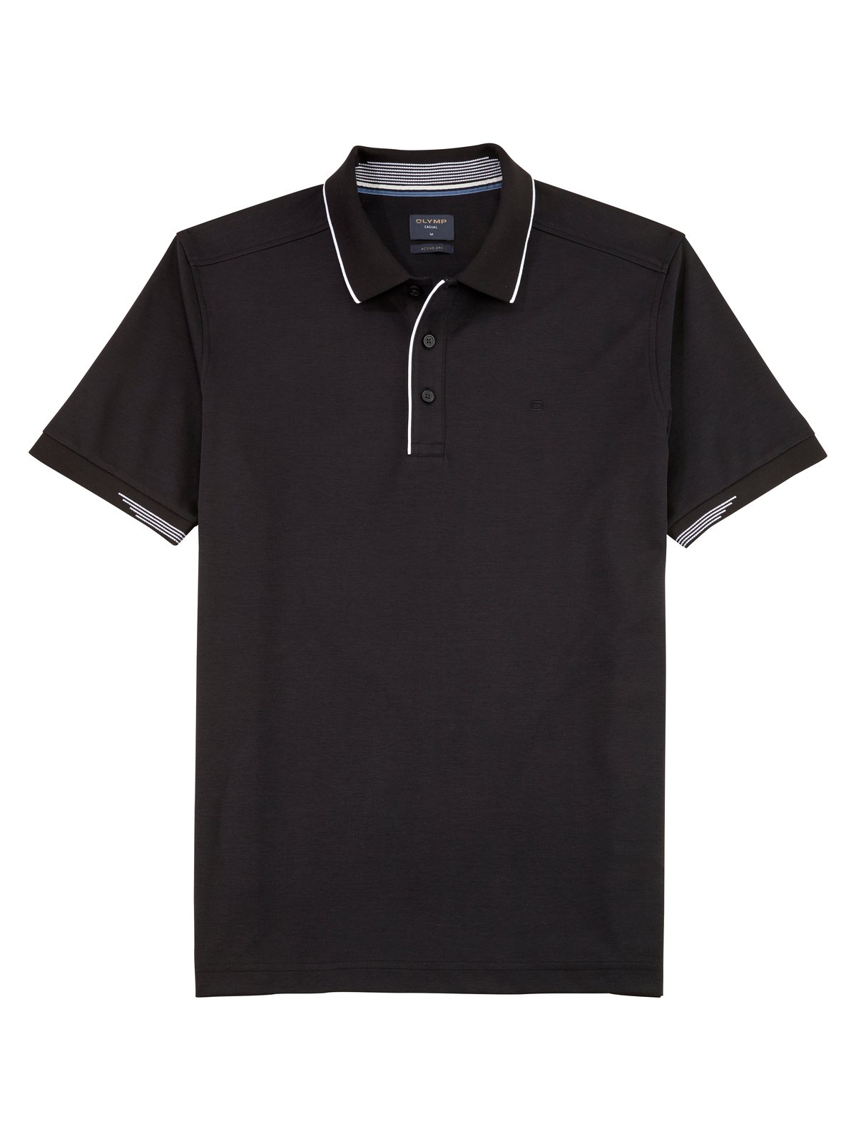 Poloshirt Herren Schwarz – OLYMP Casual Wirk