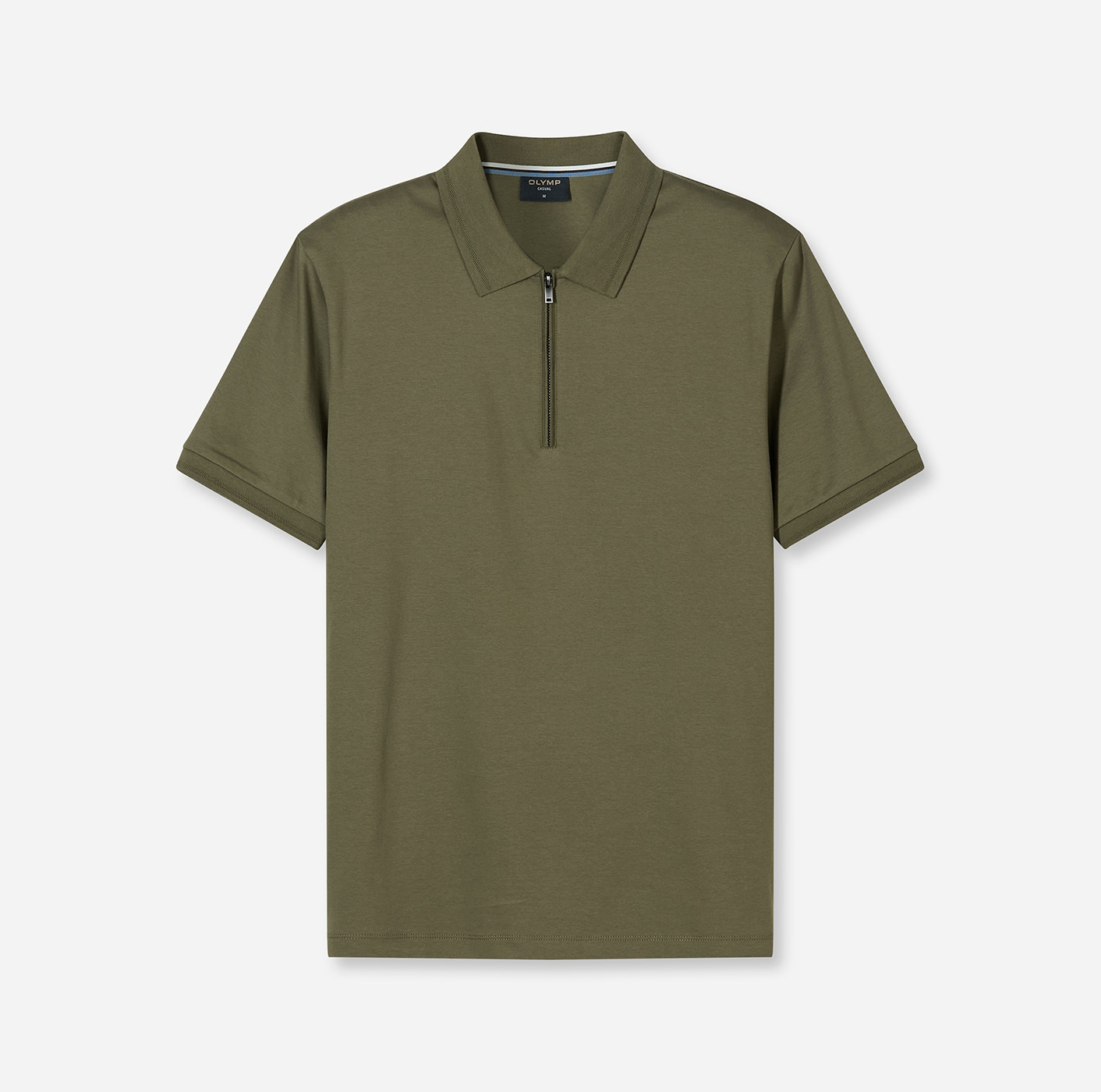 Poloshirt Herren Oliv – OLYMP Casual Wirk Regular Fit