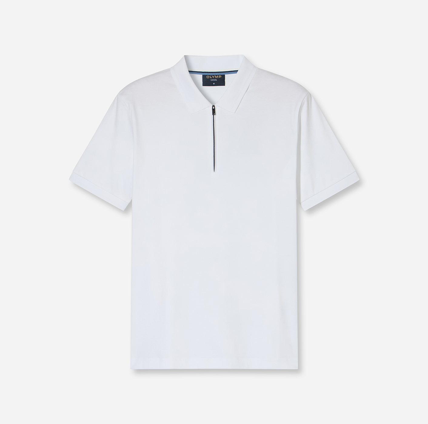 Poloshirt Herren Weiß – OLYMP Casual Wirk Regular Fit