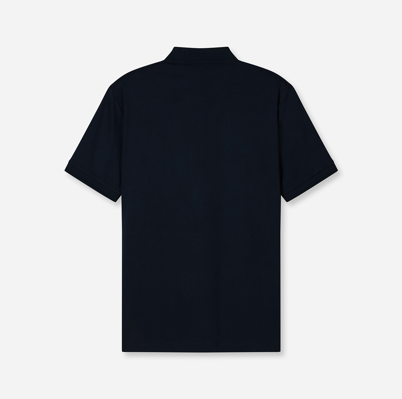 Poloshirt Herren Marine – OLYMP Casual Wirk Regular Fit, Detailansicht