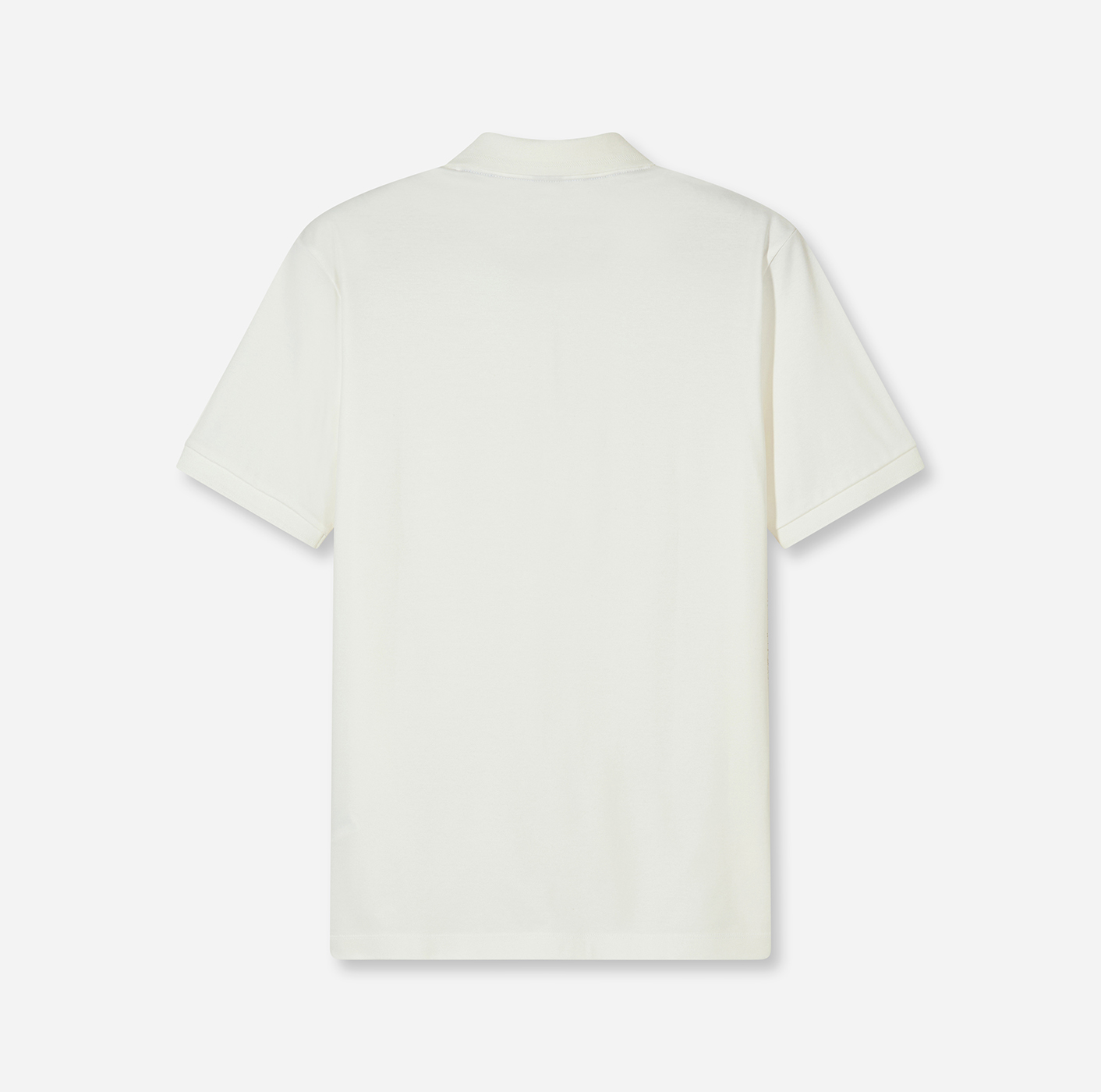 Poloshirt Herren Off white – OLYMP Casual Wirk Regular Fit, Detailansicht