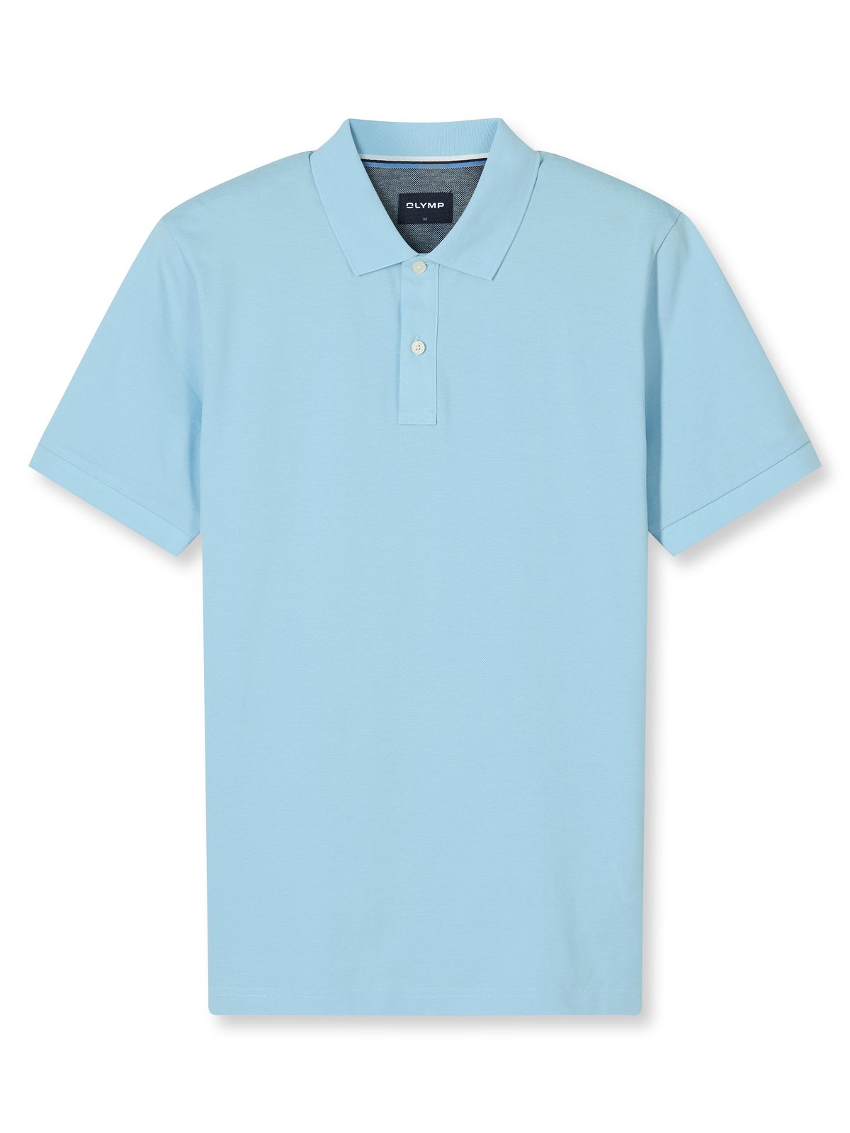Poloshirt Herren Bleu – OLYMP Casual Wirk, Detailansicht