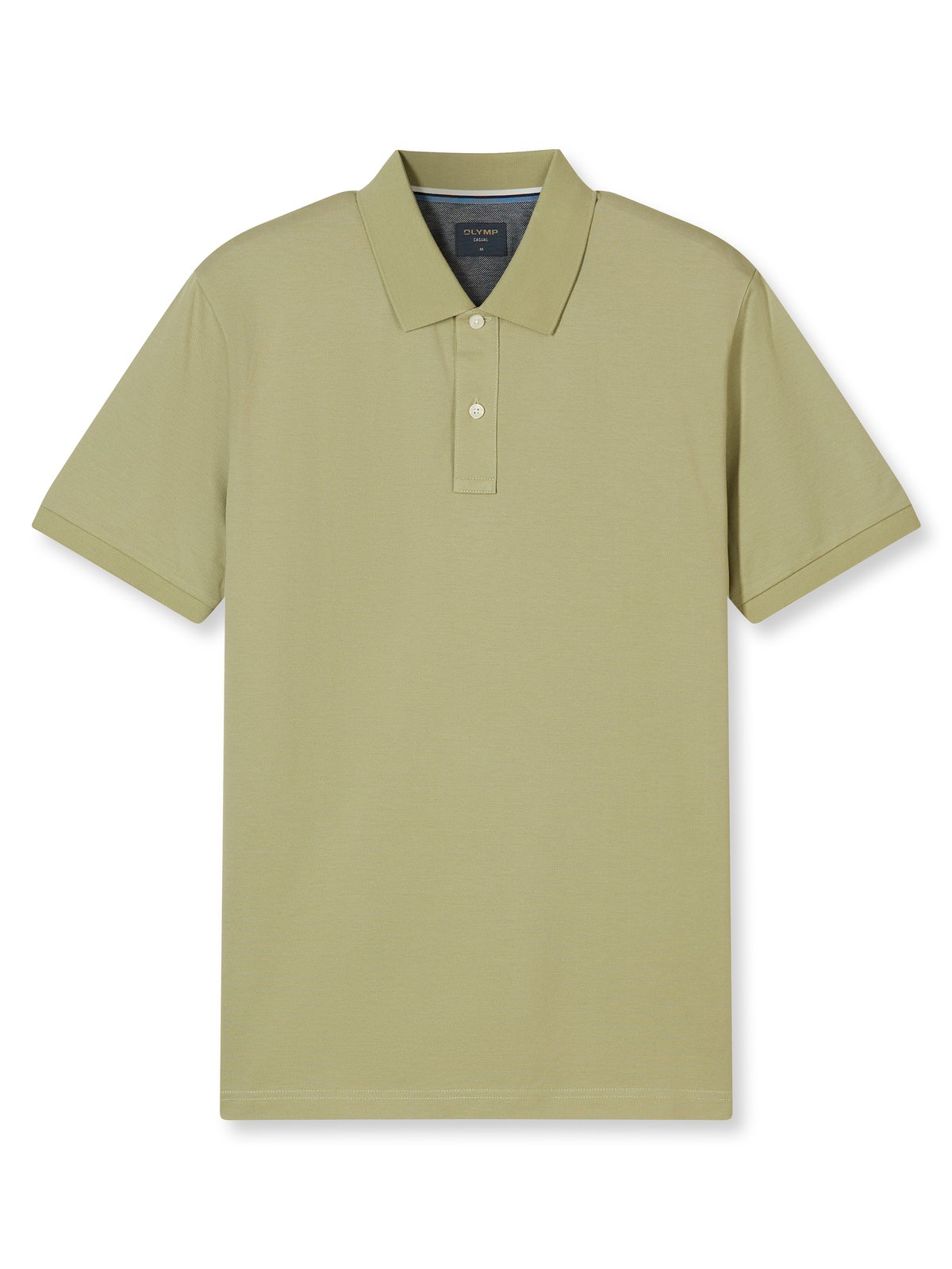 Poloshirt Herren Limone – OLYMP Casual Wirk, Detailansicht