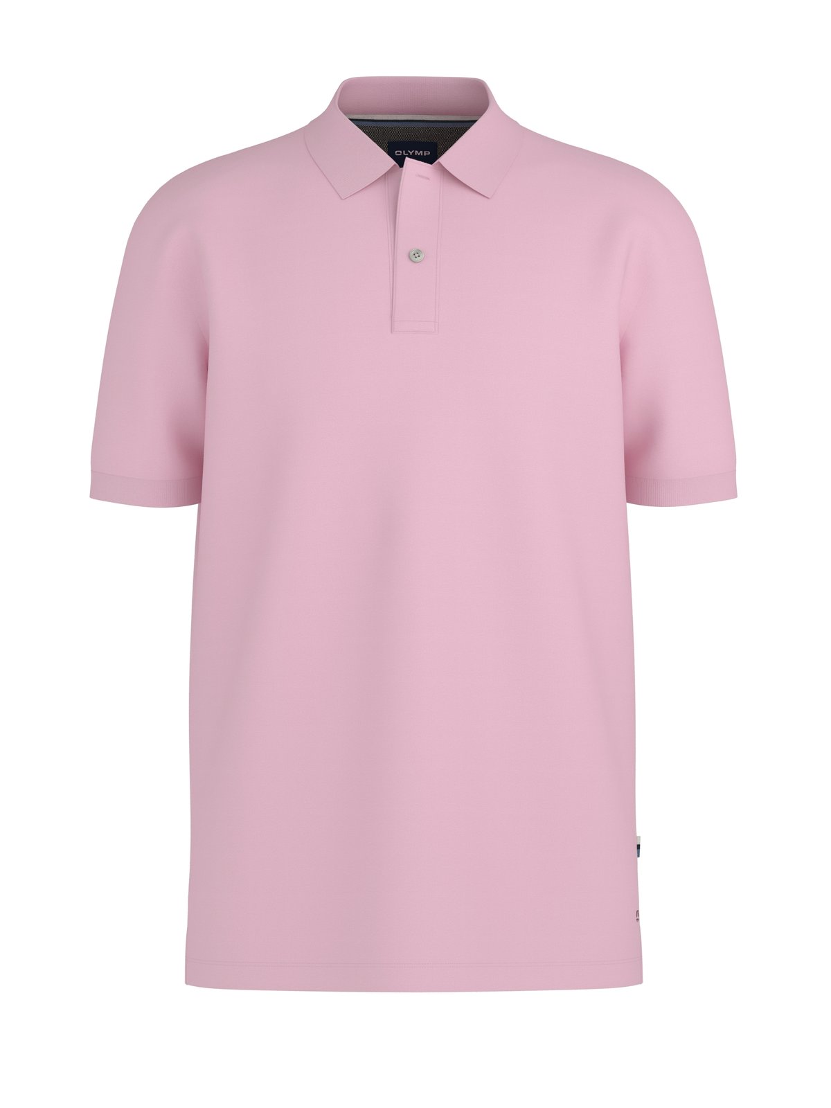 Poloshirt Herren Rose – OLYMP Casual Wirk, Detailansicht