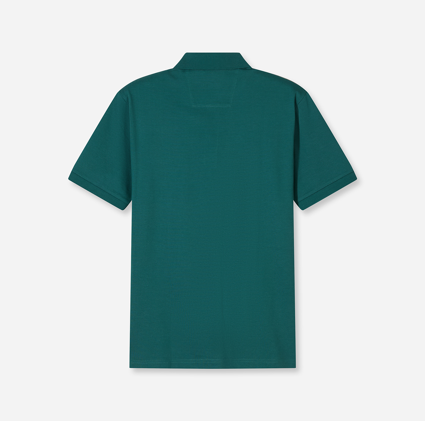Poloshirt Herren Türkis – OLYMP Casual Wirk, Detailansicht
