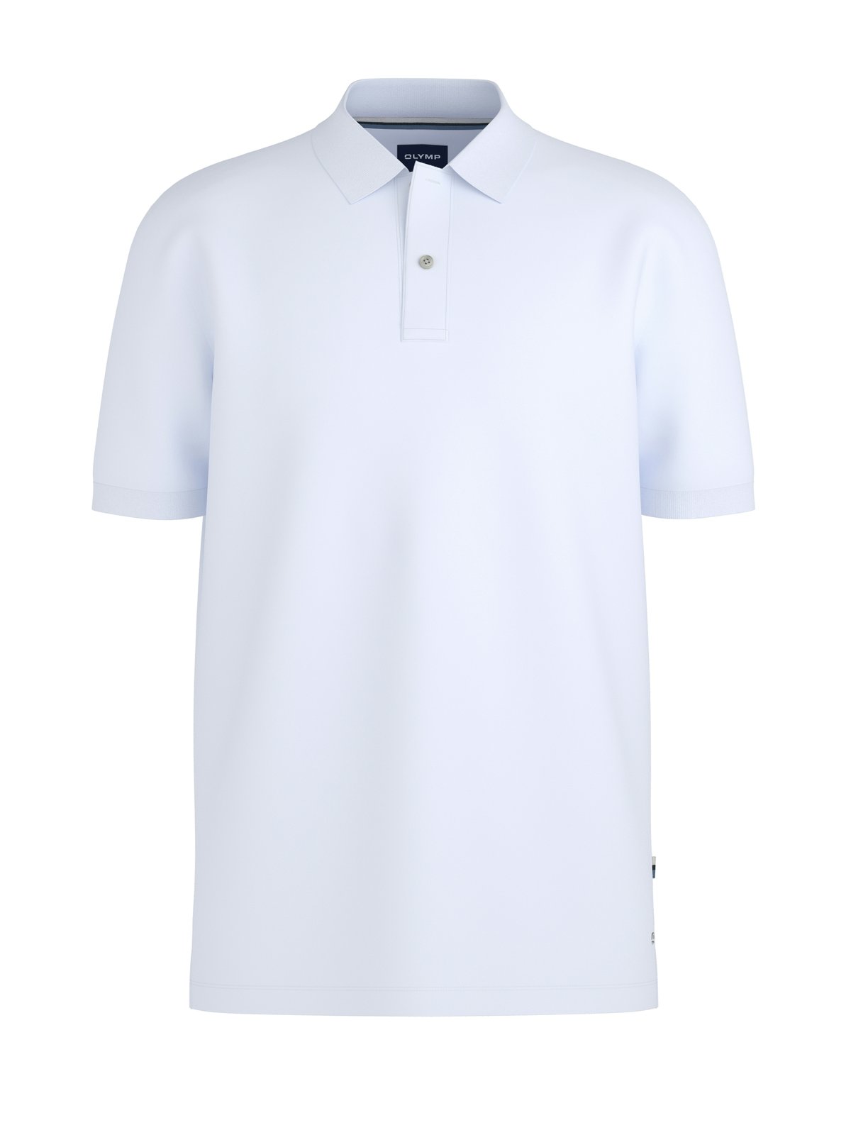 Poloshirt Herren Weiß – OLYMP Casual Wirk, Detailansicht