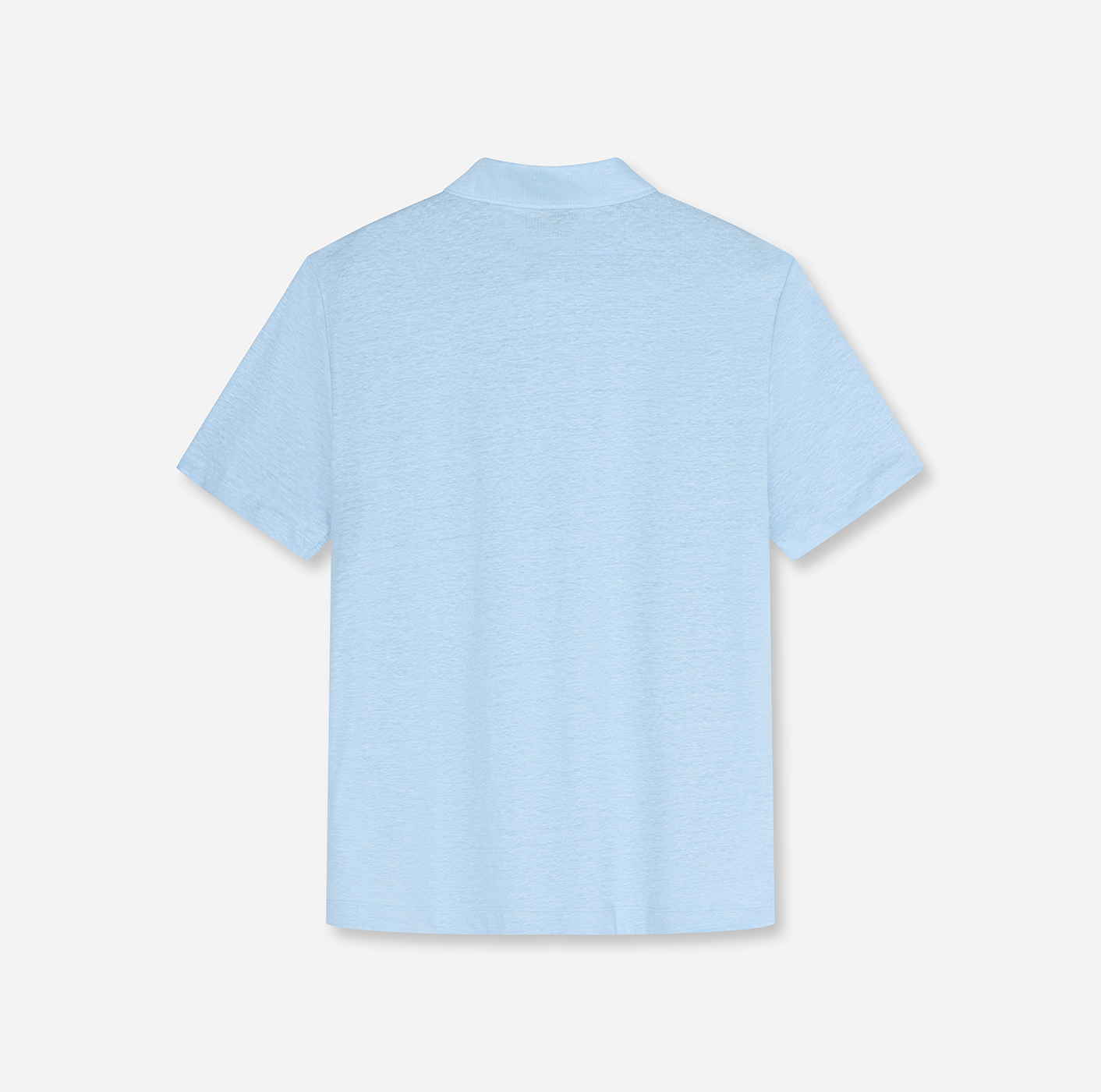 Poloshirt Herren Bleu – OLYMP Casual Wirk, Detailansicht