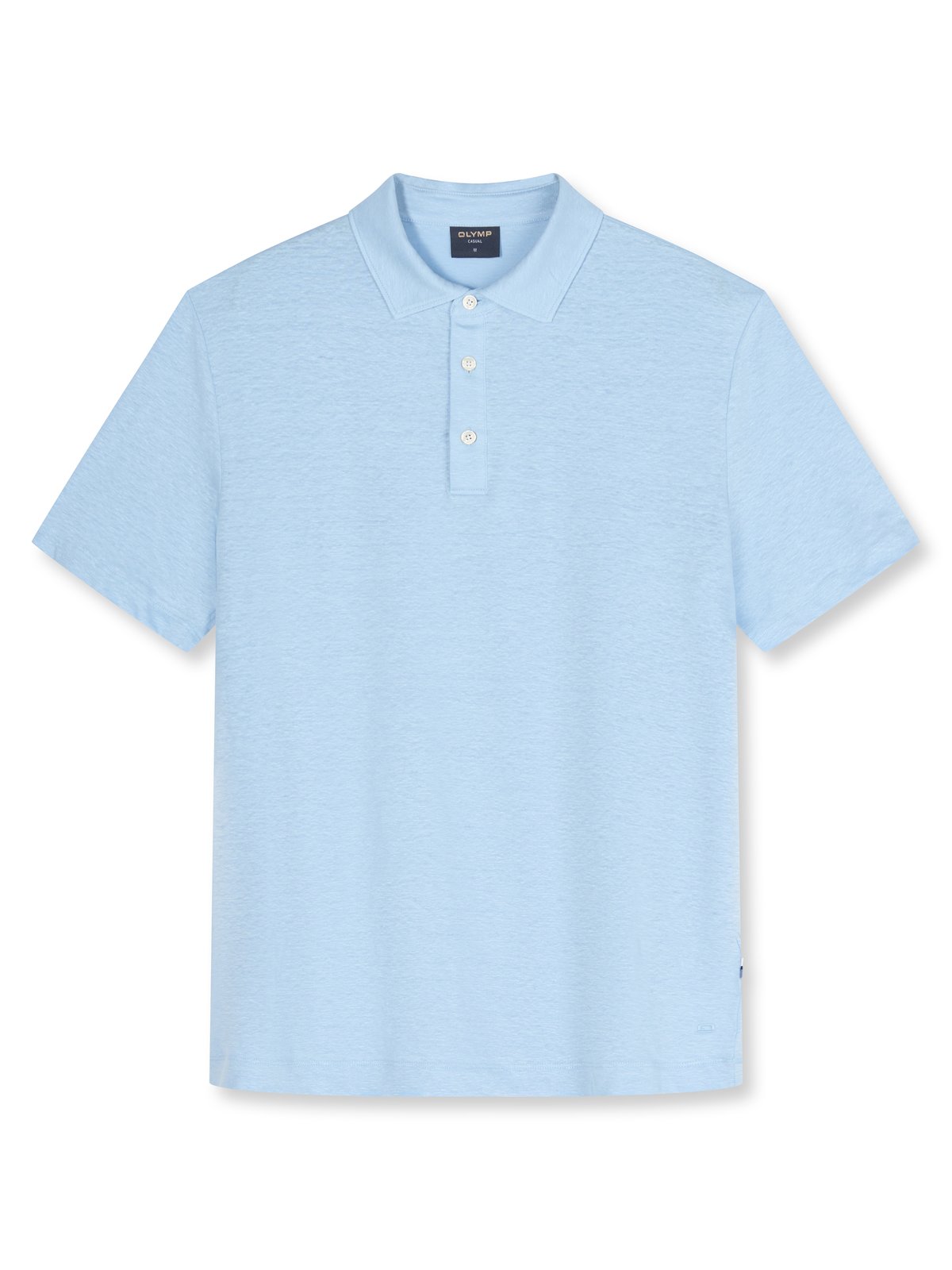 Poloshirt Herren Bleu – OLYMP Casual Wirk, Detailansicht
