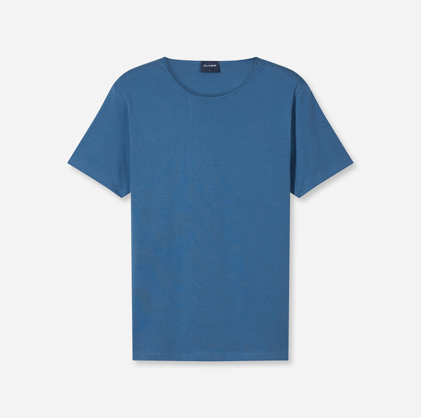 T-Shirt Herren Rauchblau – OLYMP Casual Wirk
