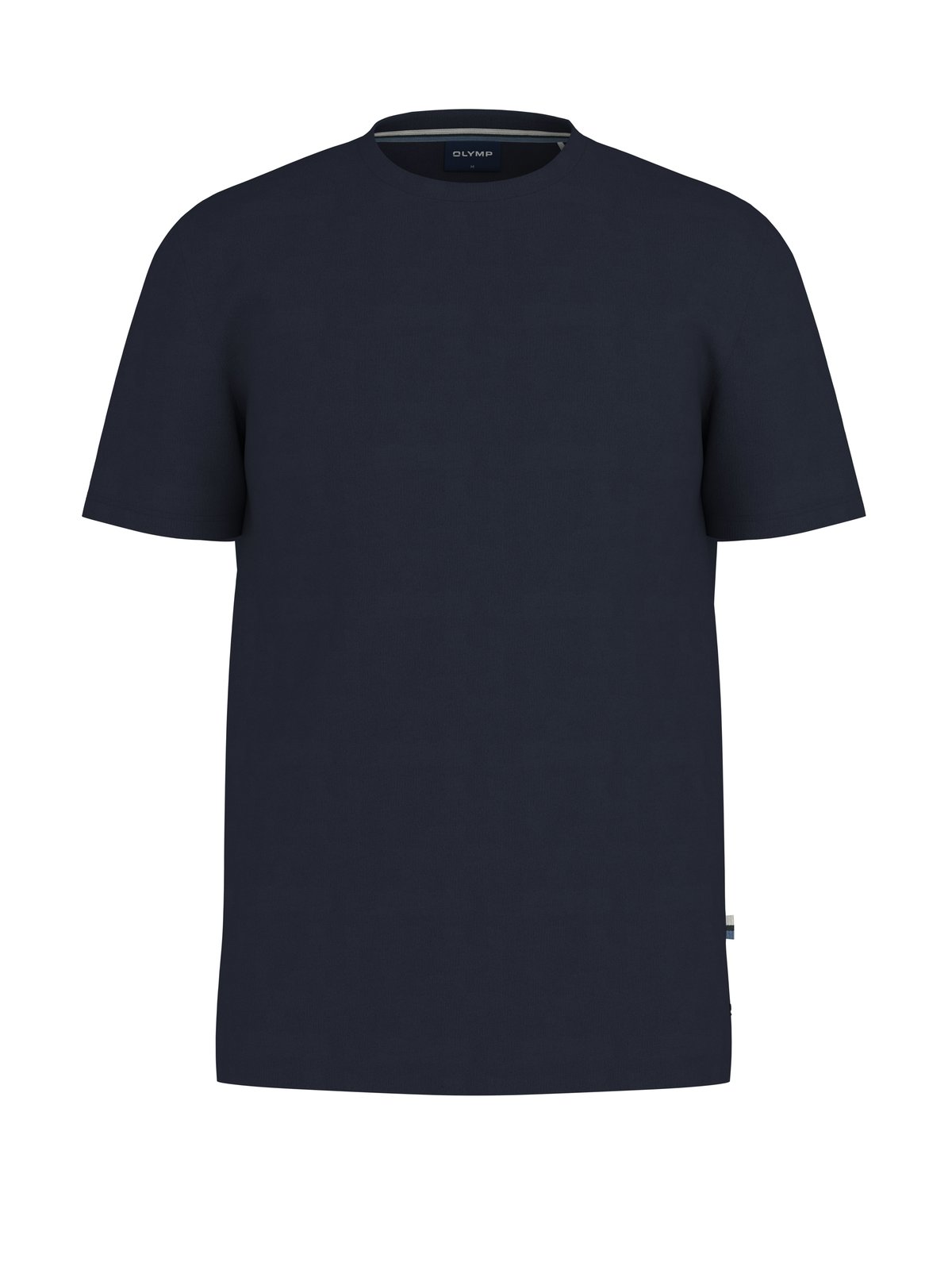 T-Shirt Herren Marine – OLYMP Casual Wirk, Detailansicht