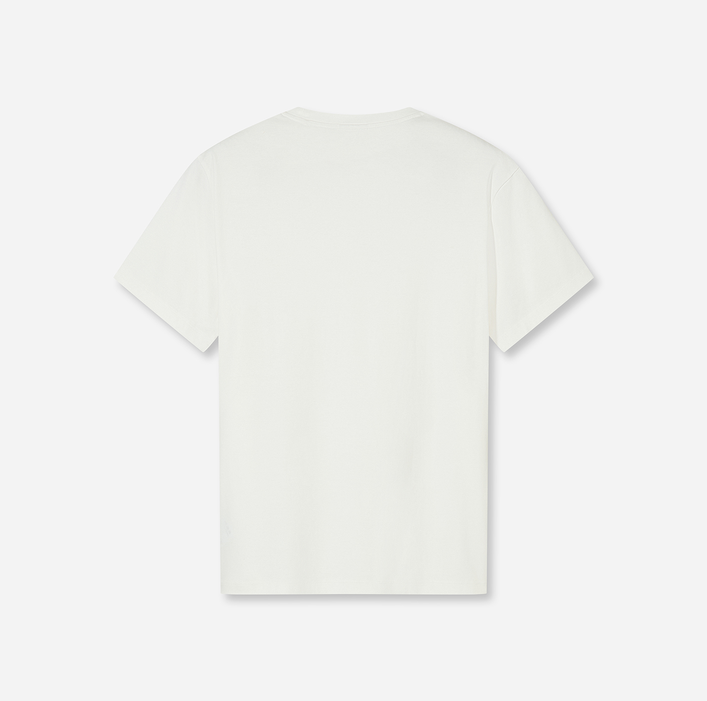 T-Shirt Herren Off white – OLYMP Casual Wirk, Detailansicht