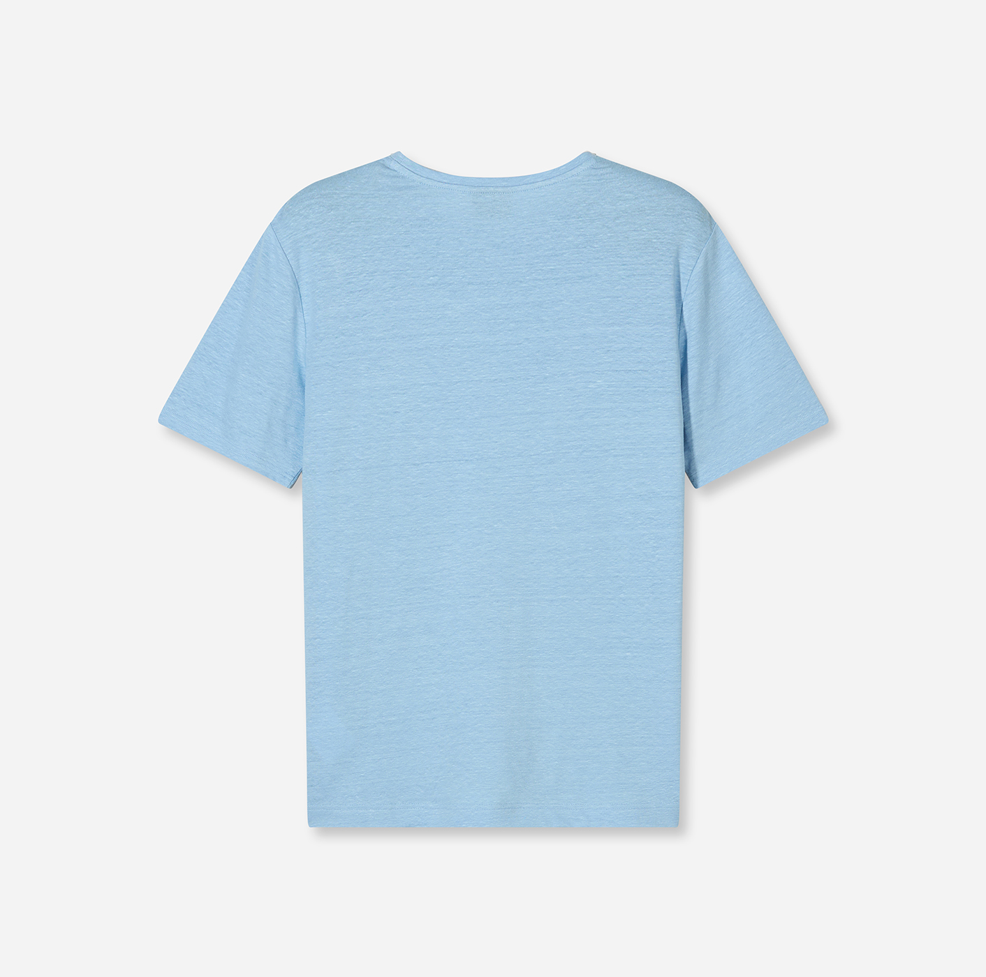 T-Shirt Herren Bleu – OLYMP Casual Wirk Modern Fit, Detailansicht