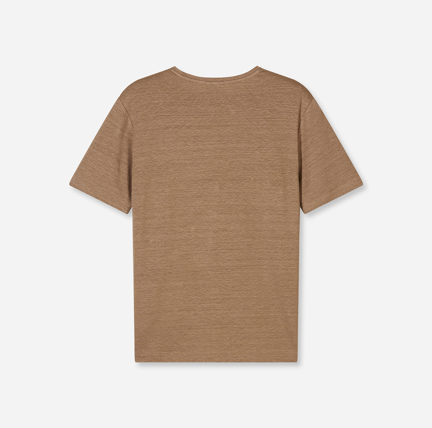 T-Shirt Herren Natur – OLYMP Casual Wirk Modern Fit, Detailansicht