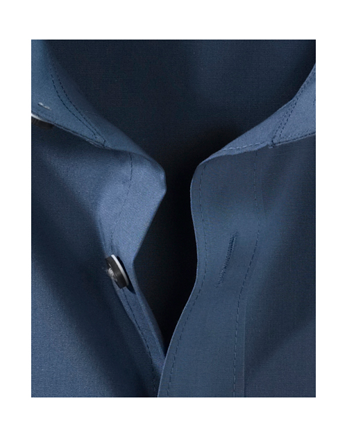 Hemd Herren Rauchblau – OLYMP Level Five Body Fit, Detailansicht