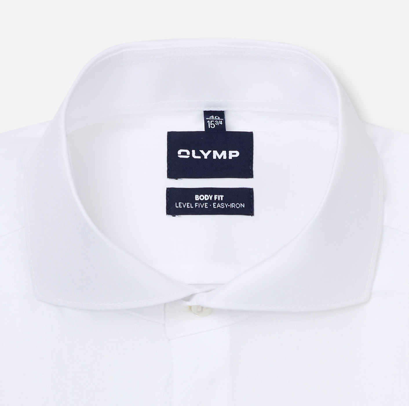 Hemd Herren Weiß – OLYMP Level Five Body Fit, Detailansicht