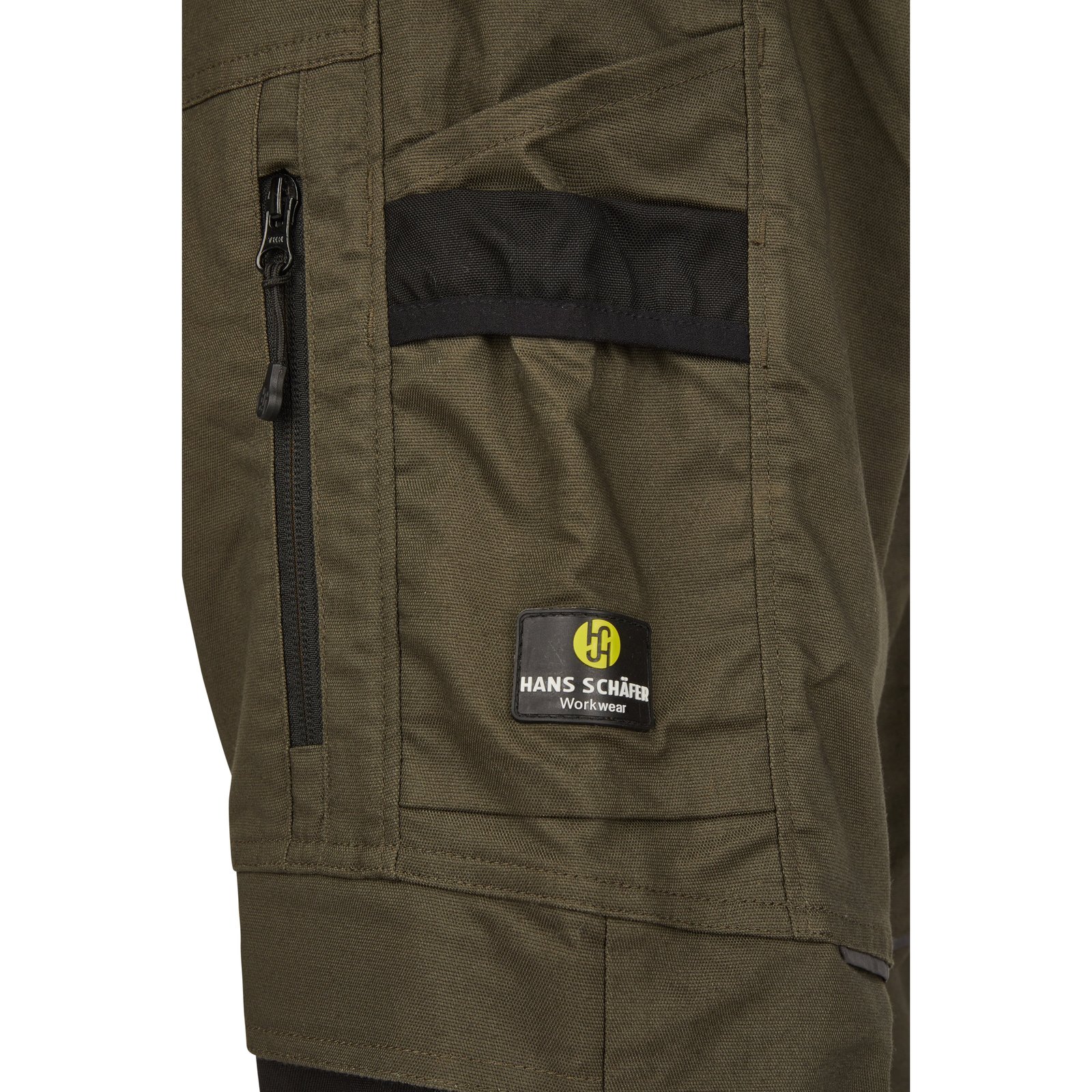 Hose Herren Oliv – SMART Bundhose Artemis, Detailansicht