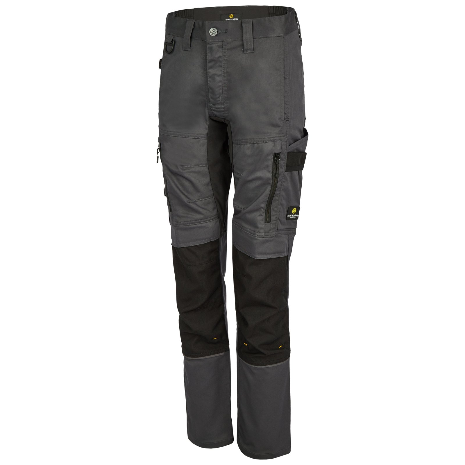 Hose Damen Grau – Damen-SMART Bundhose Amazone, Detailansicht