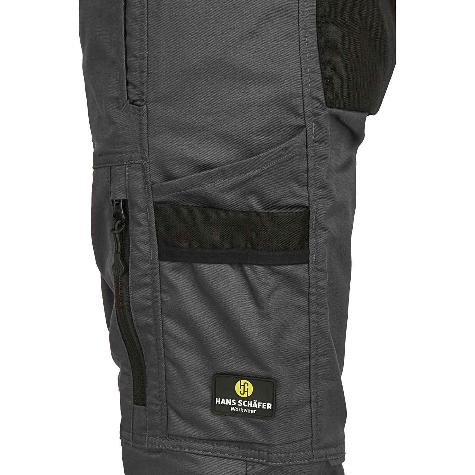 Hose Damen Grau – Damen-SMART Bundhose Amazone, Detailansicht