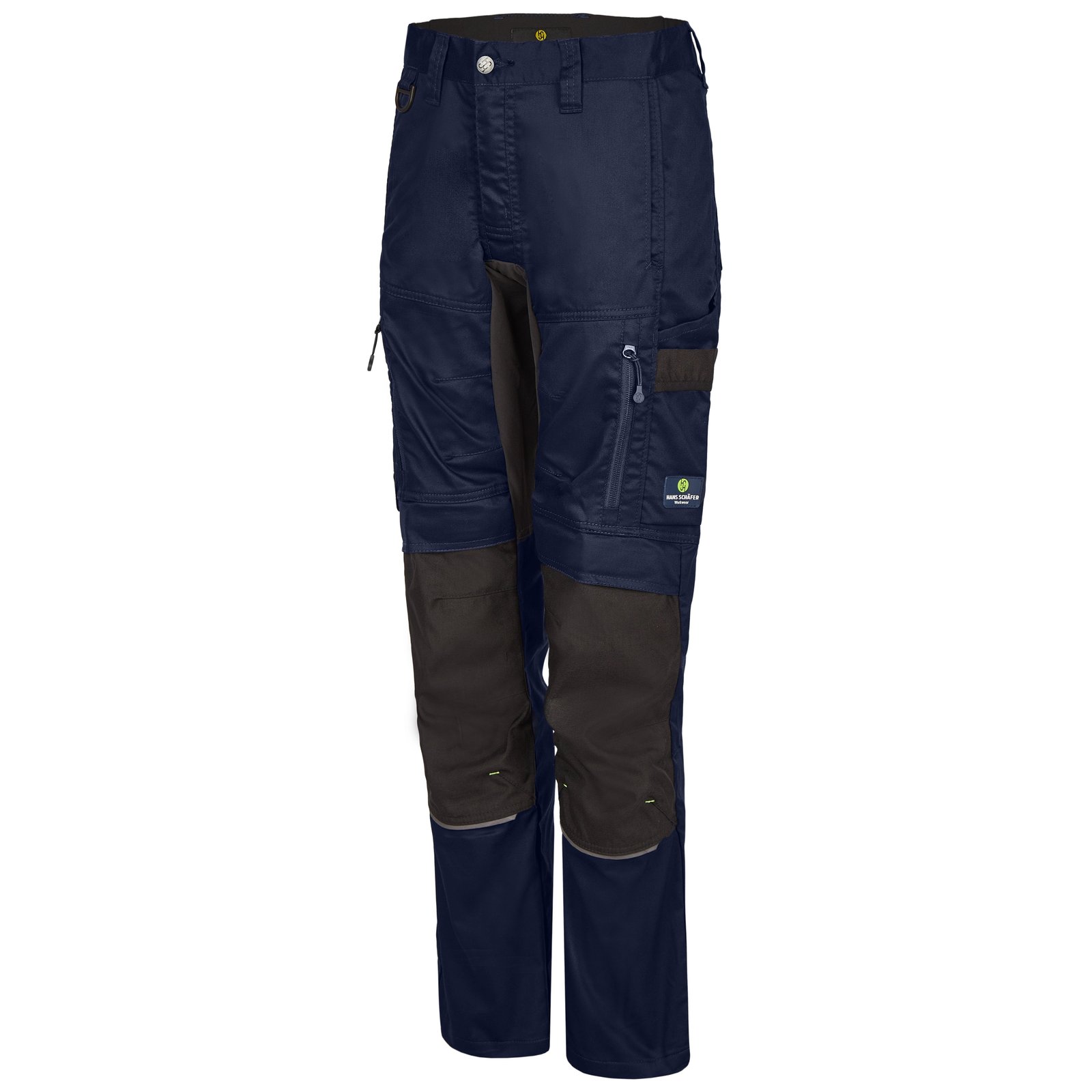 Hose Damen Navy – Damen-SMART Bundhose Amazone, Detailansicht