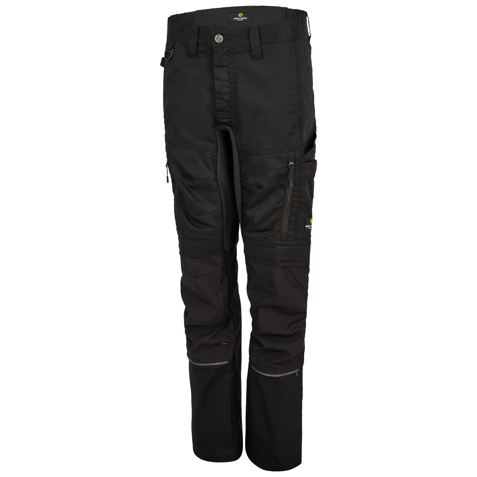 Hose Damen Schwarz – Damen-SMART Bundhose Amazone, Detailansicht