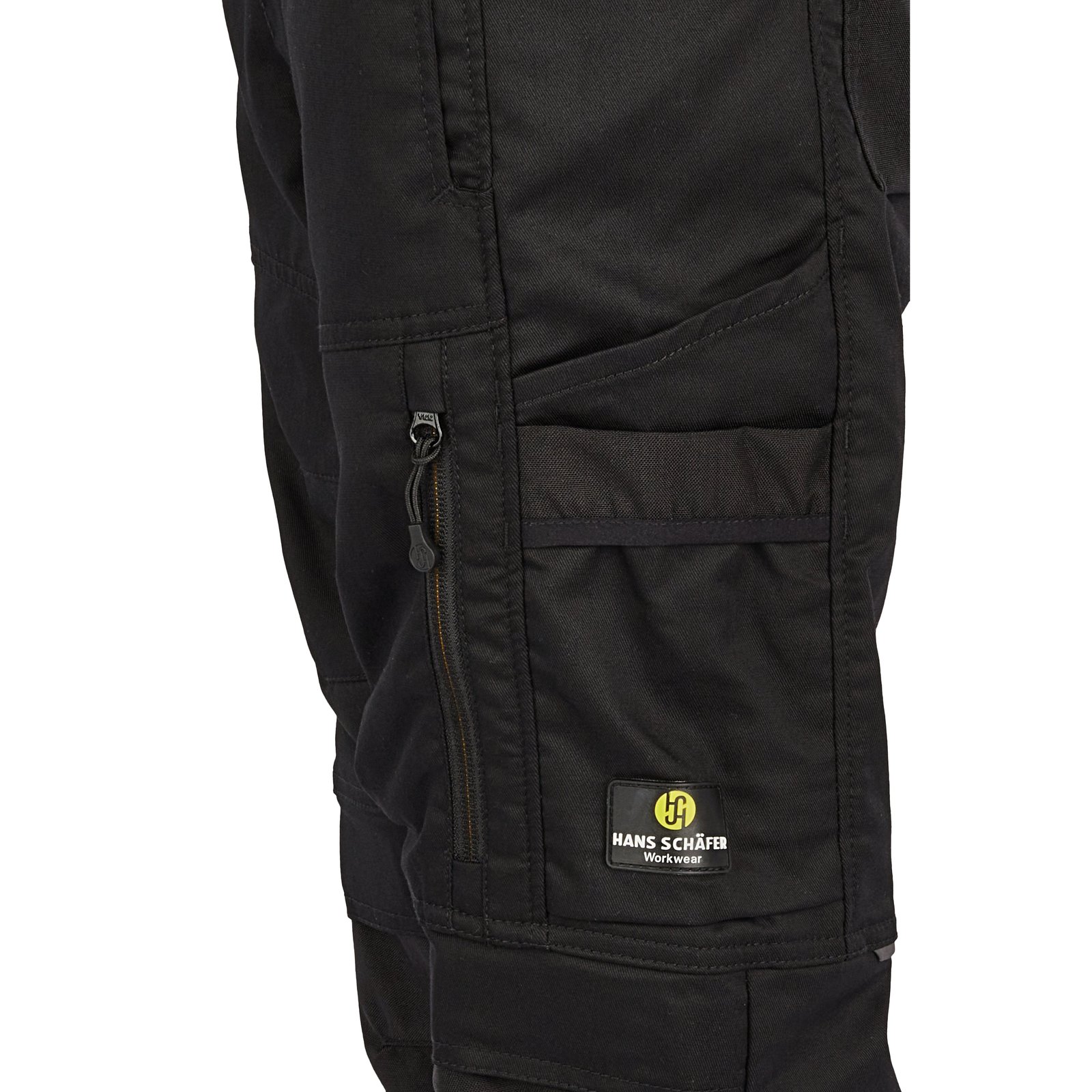 Hose Damen Schwarz – Damen-SMART Bundhose Amazone, Detailansicht