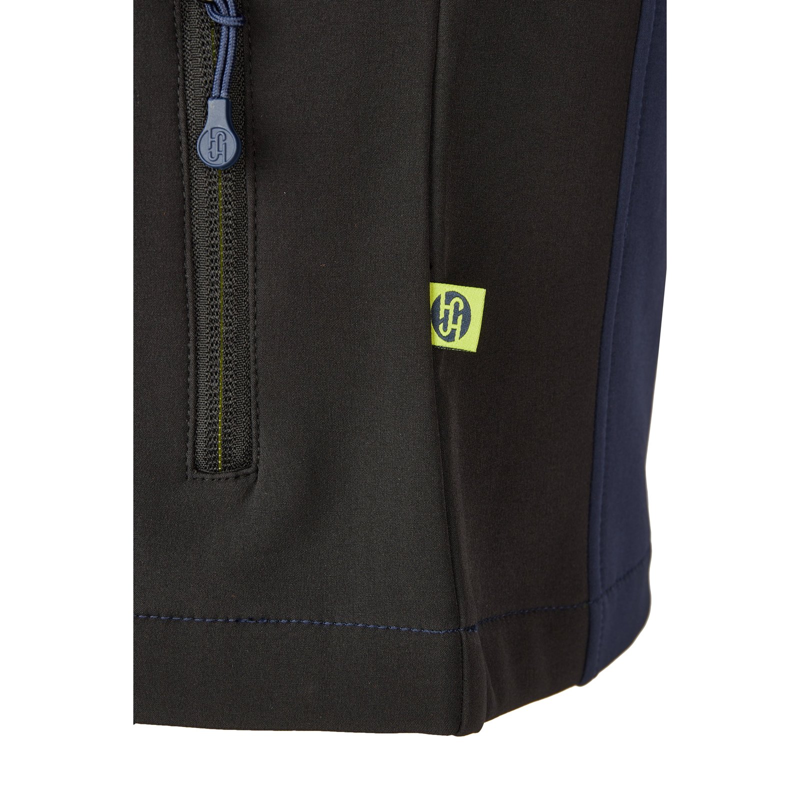 Jacke Herren Navy – Damen-SMART Softshelljacke, Detailansicht