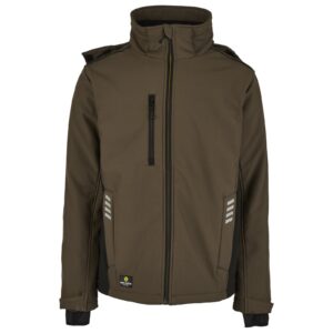 Jacke Herren Braun – SMART Wintersoftshell-Jacke