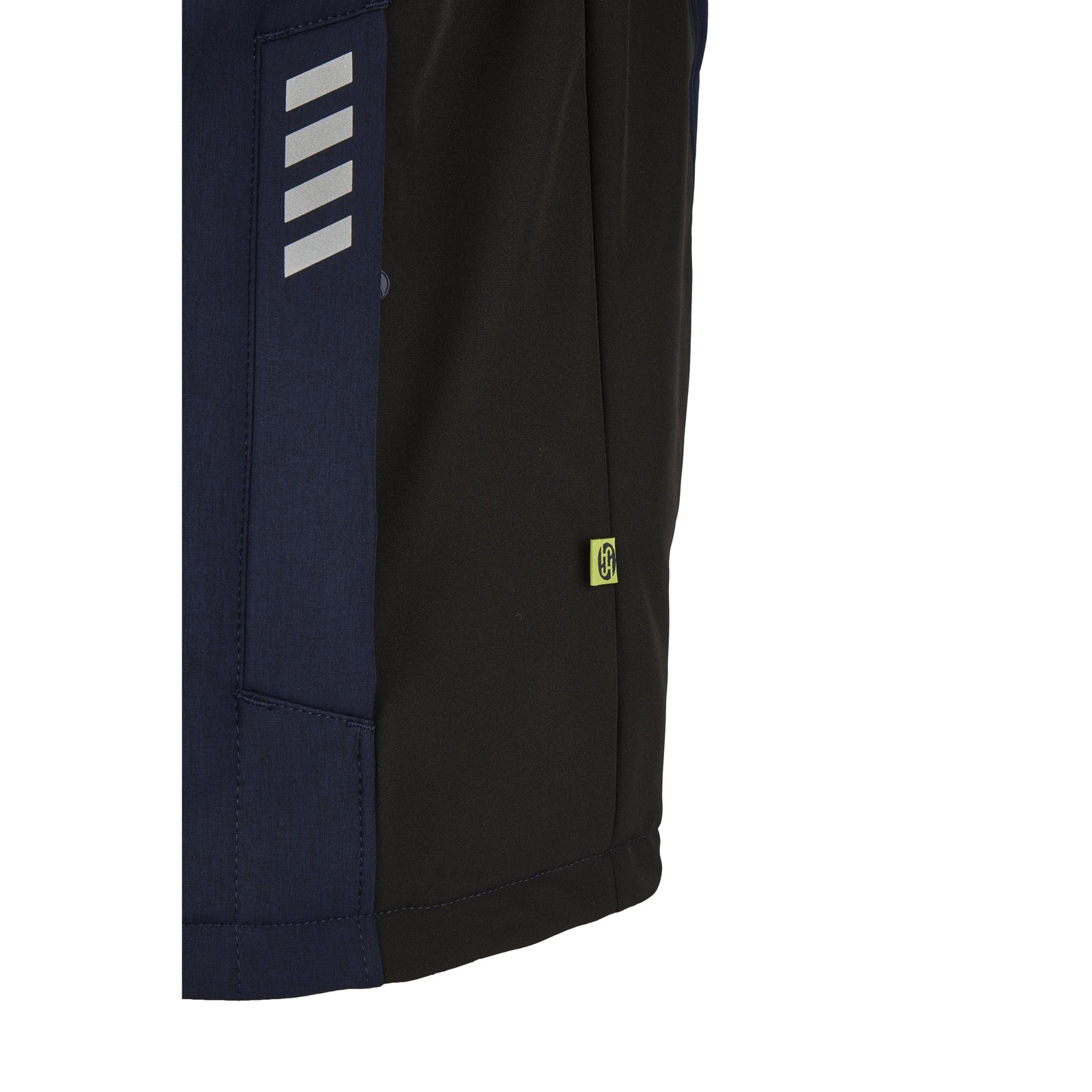 Jacke Herren Navy – SMART Wintersoftshell-Jacke, Detailansicht