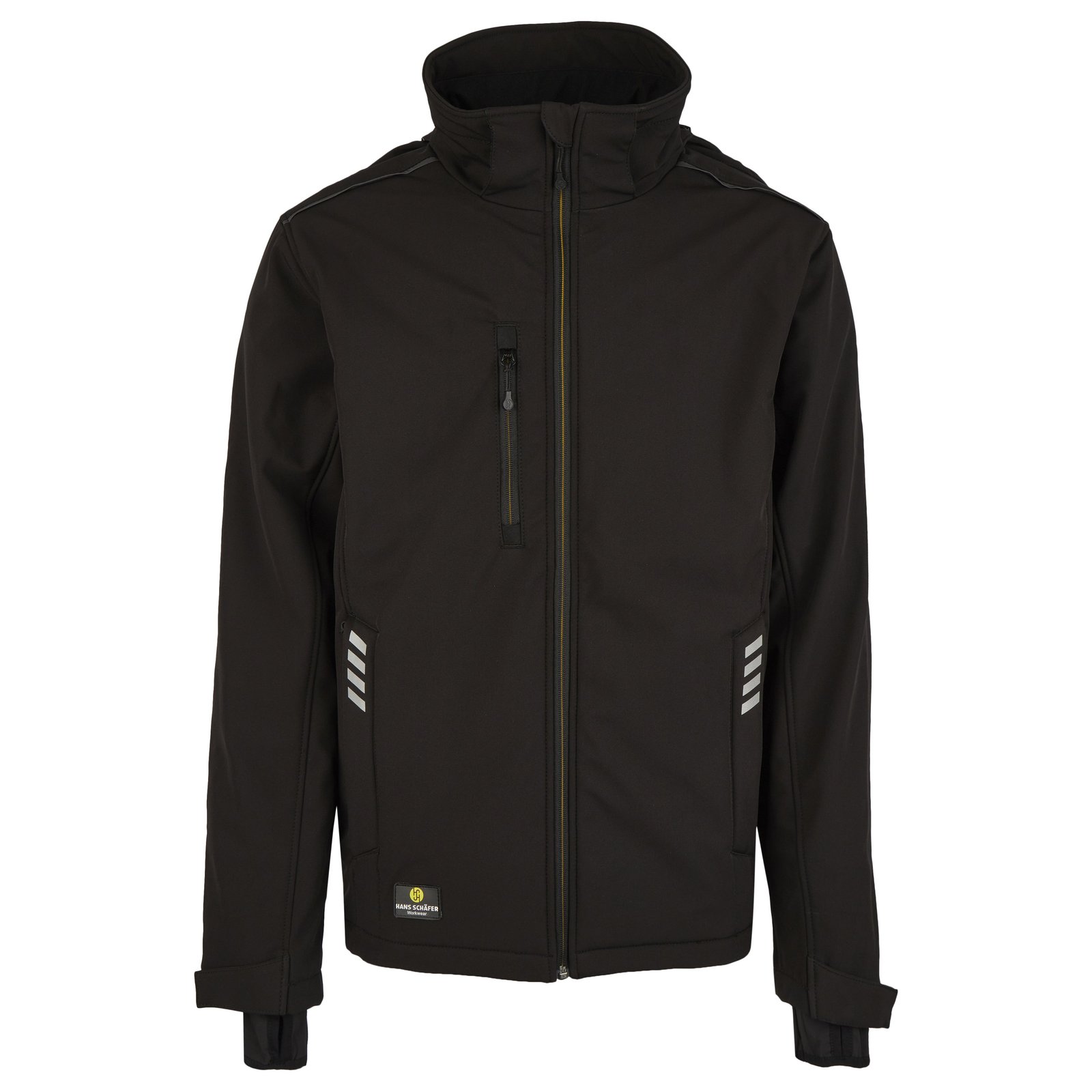 Jacke Herren Schwarz – SMART Wintersoftshell-Jacke