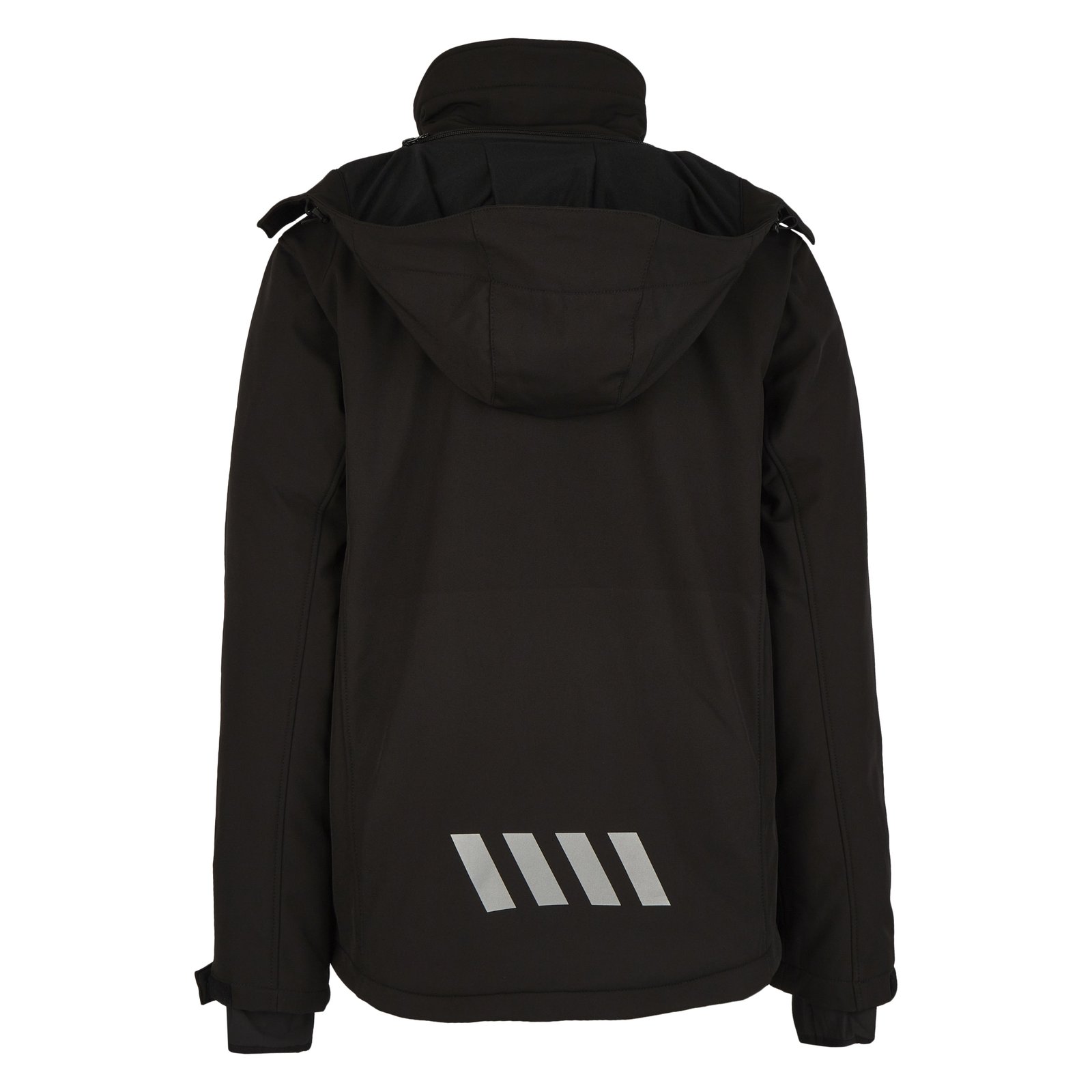 Jacke Herren Schwarz – SMART Wintersoftshell-Jacke, Detailansicht
