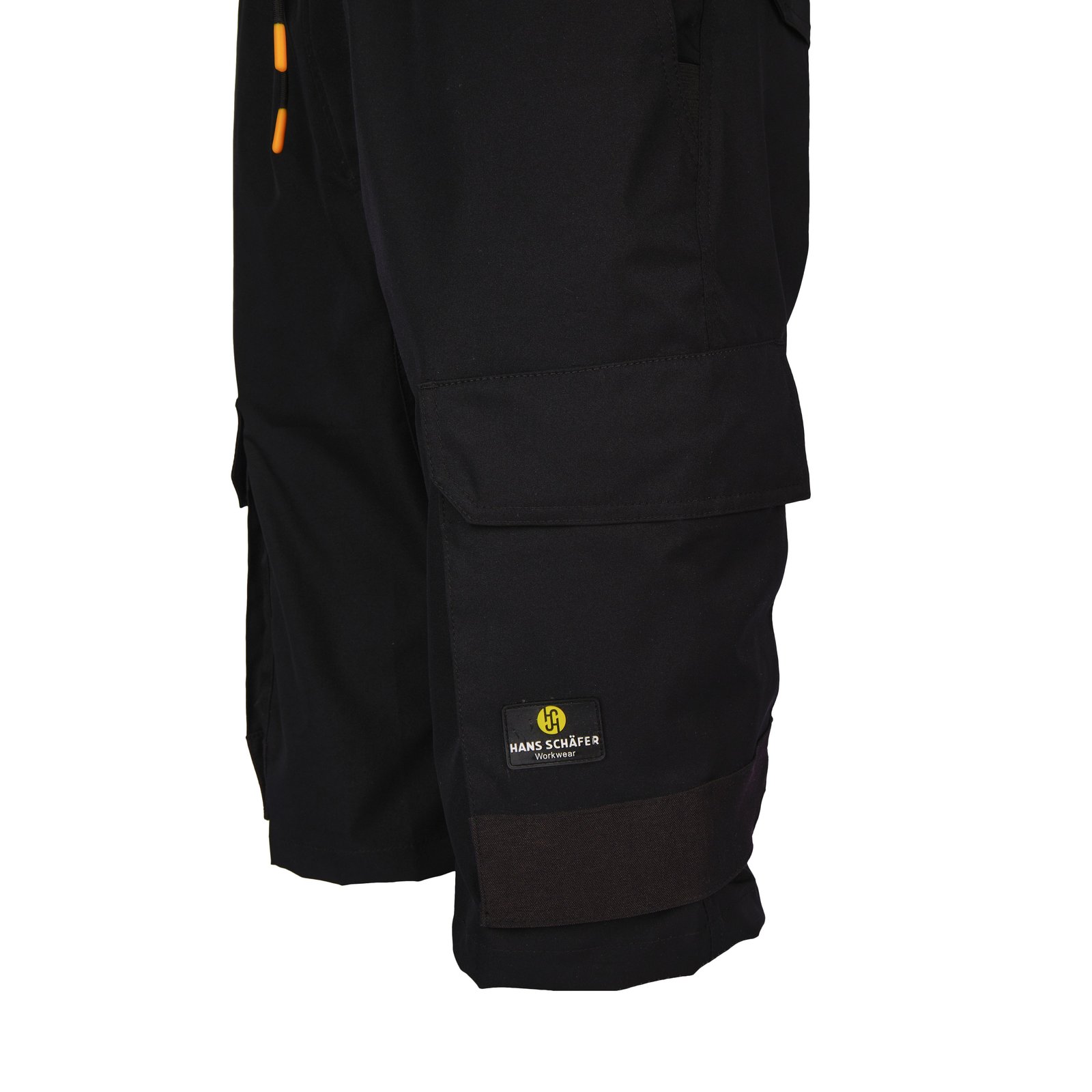 Shorts Herren Schwarz – Shorts Adonis, Detailansicht