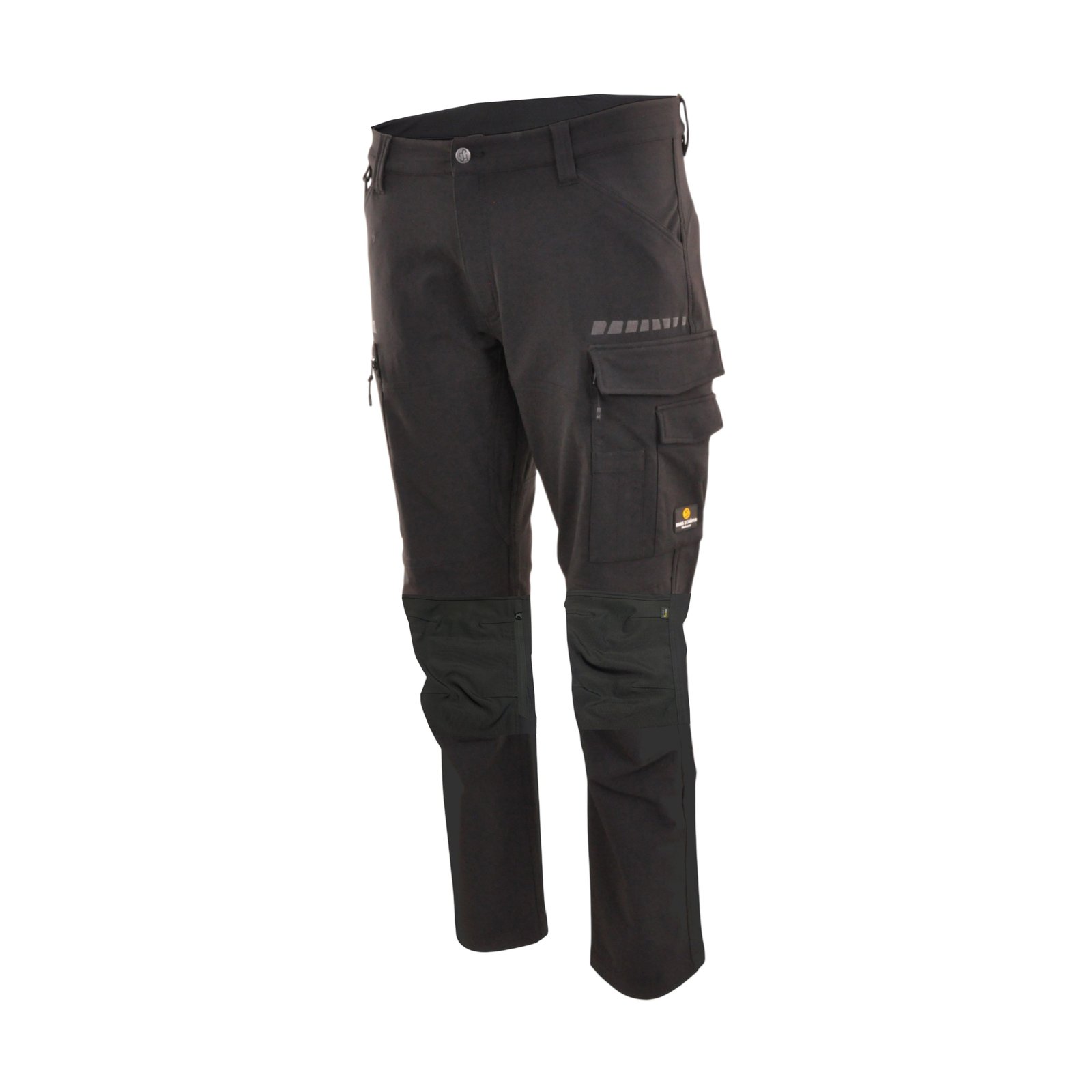 Hose Herren Schwarz – 4 Way Stretch Hose Herakles, Detailansicht