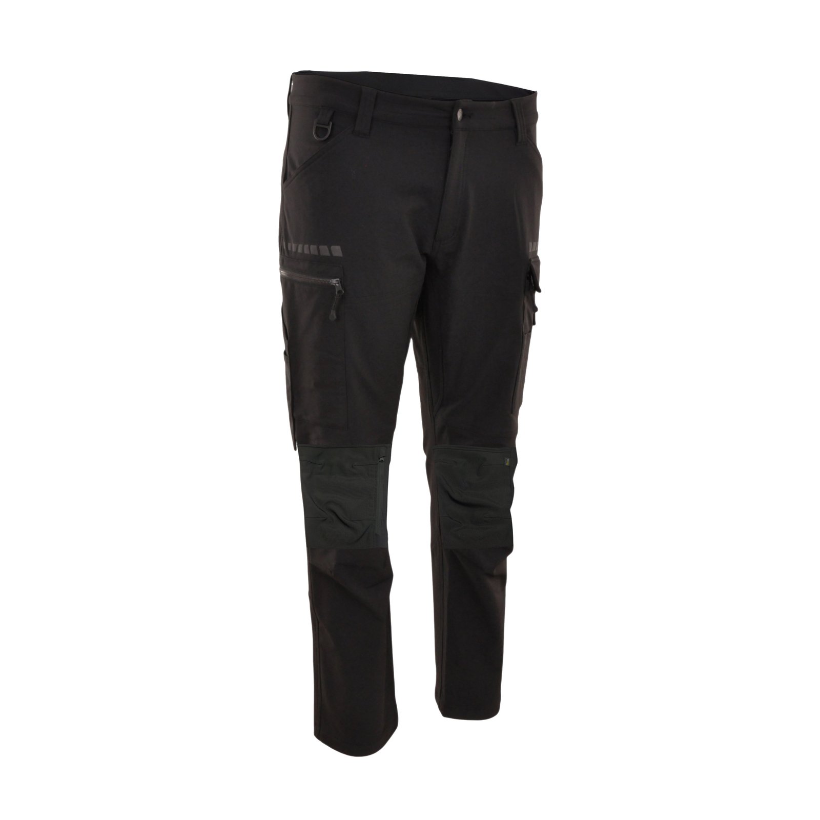 Hose Herren Schwarz – 4 Way Stretch Hose Herakles, Detailansicht